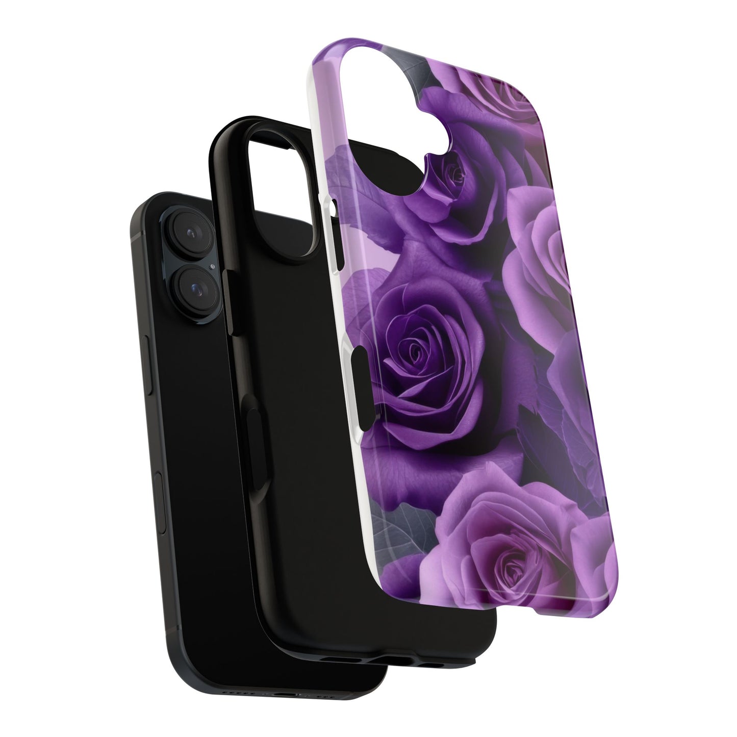 Tough Cases, Beautiful Purple Floral Design