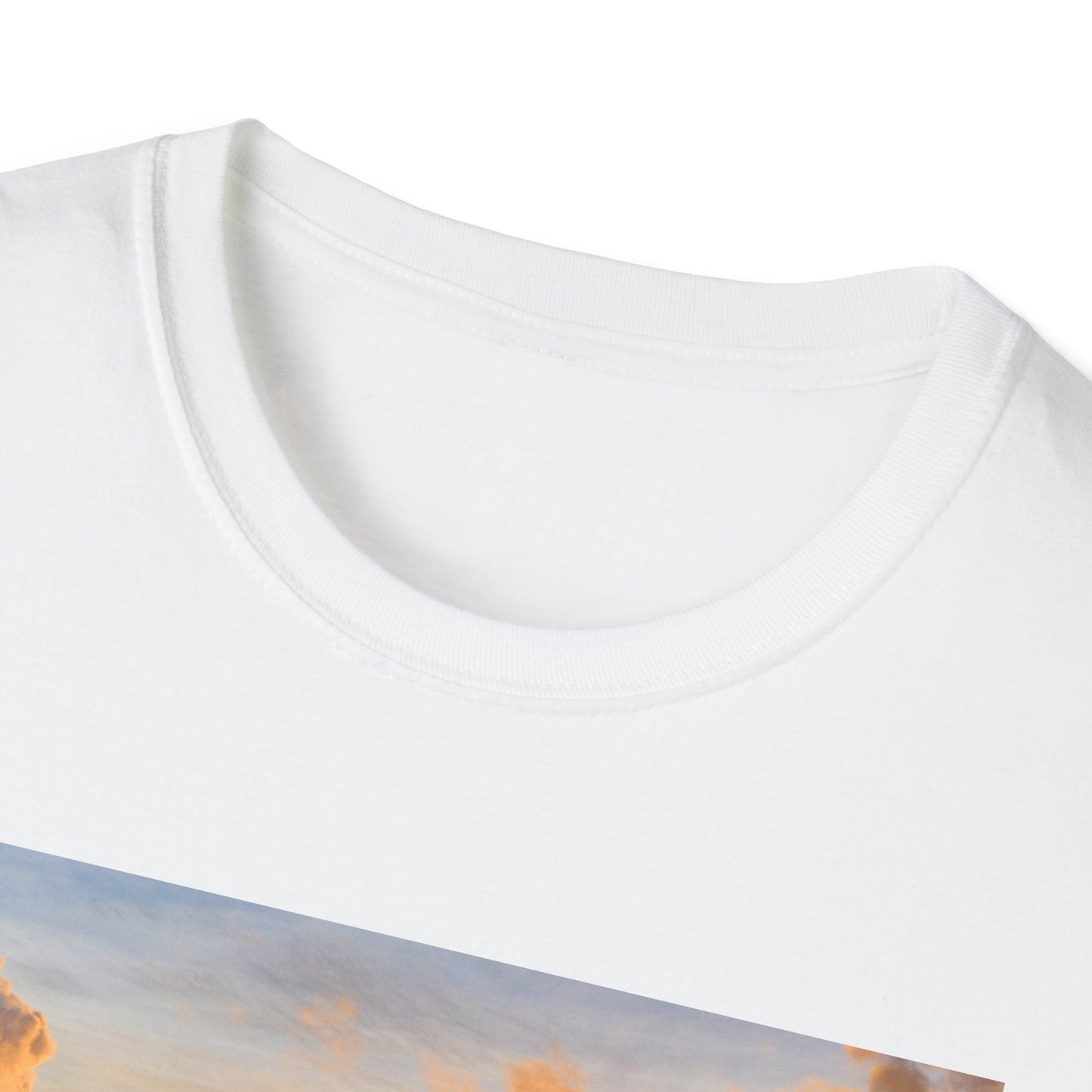 Sunset Serenity Quote T-Shirt, Inspirational Tee, Relaxation Shirt, Gift for Beach Lovers, Perfect for Summer,  Softstyle T-Shirt