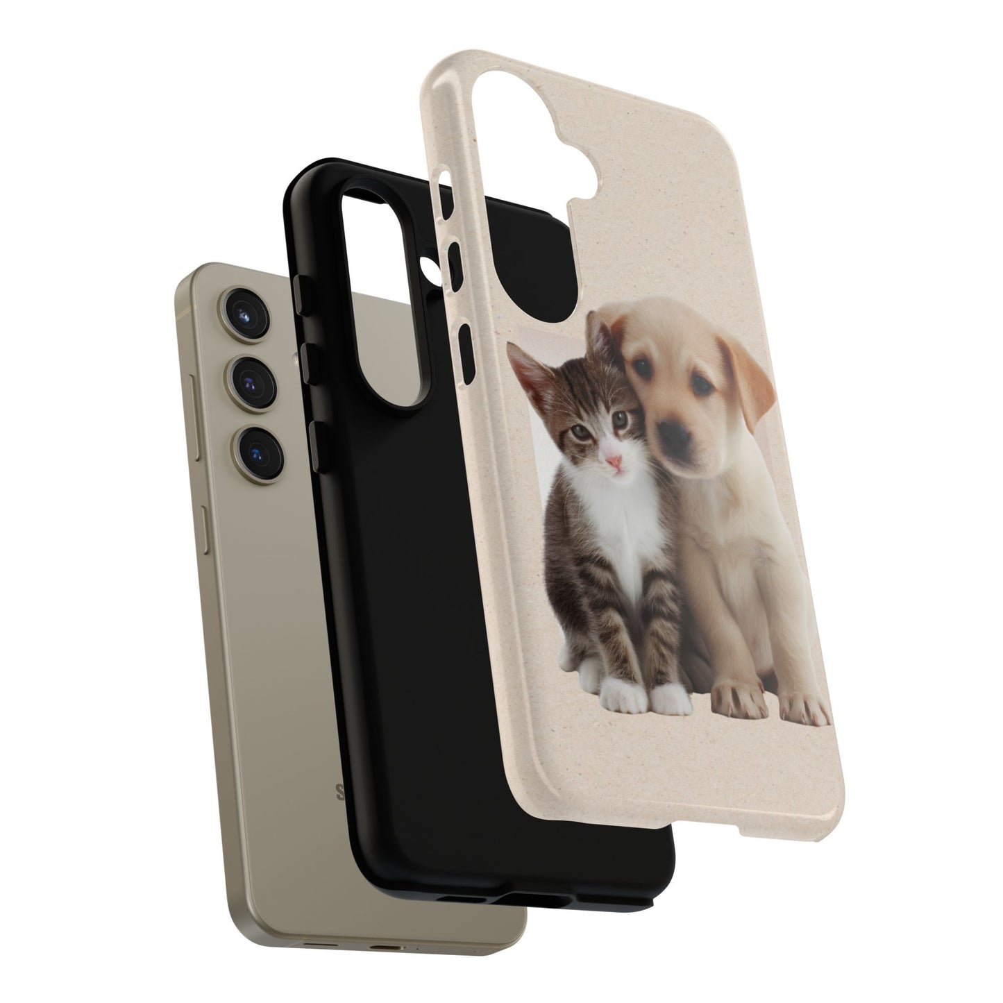 Tough Cases, Adorable puppy and kitten design