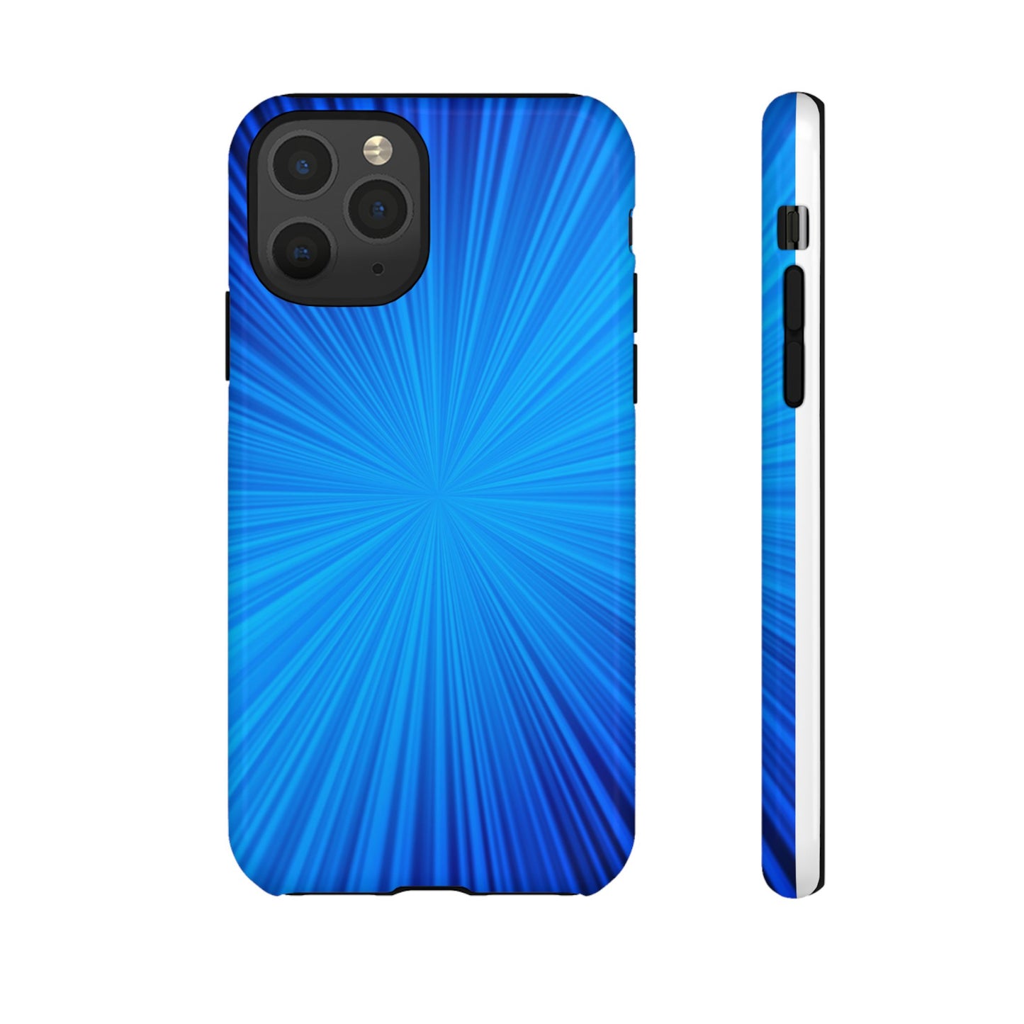 Tough Cases, Beautiful Blue Starburst Design