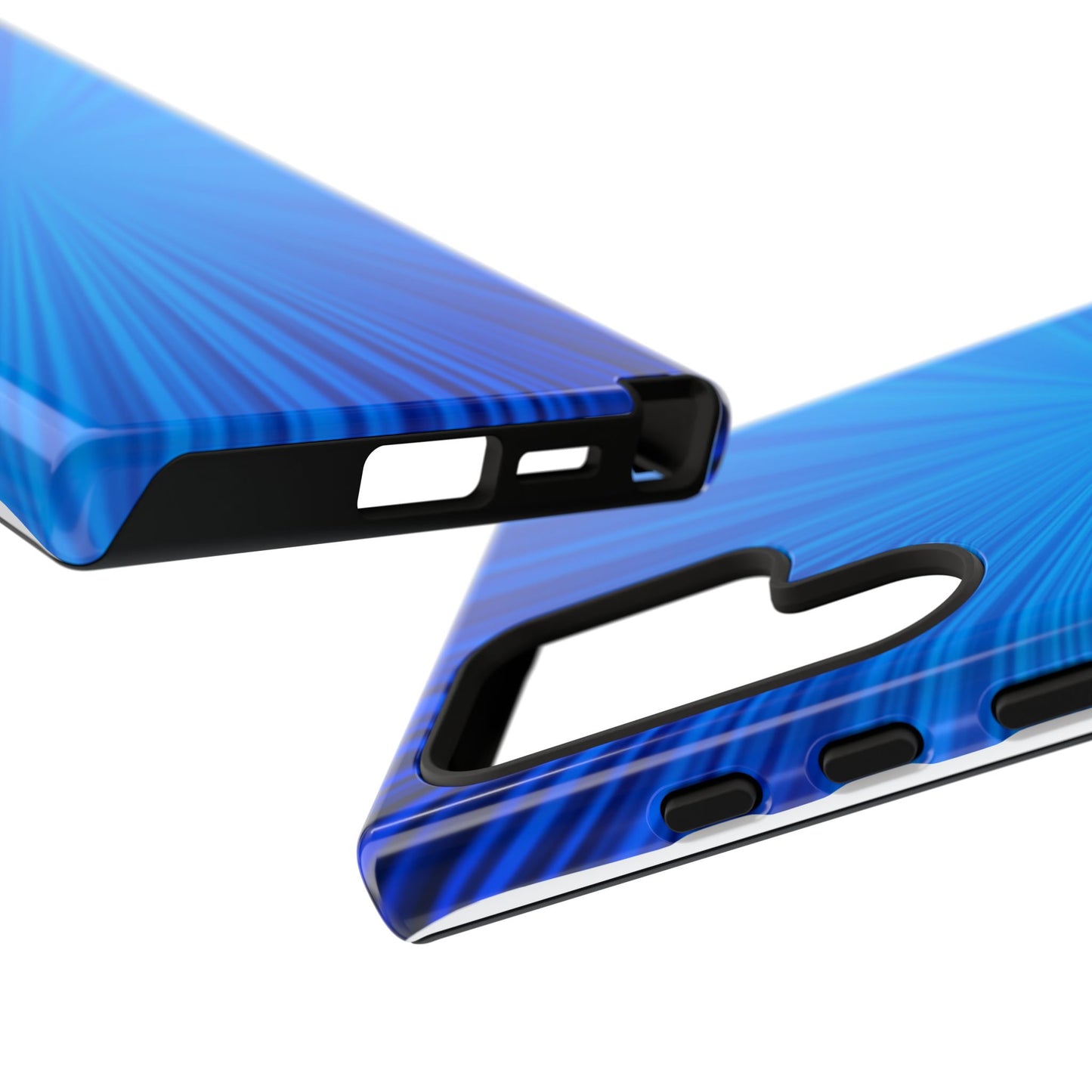 Tough Cases, Beautiful Blue Starburst Design