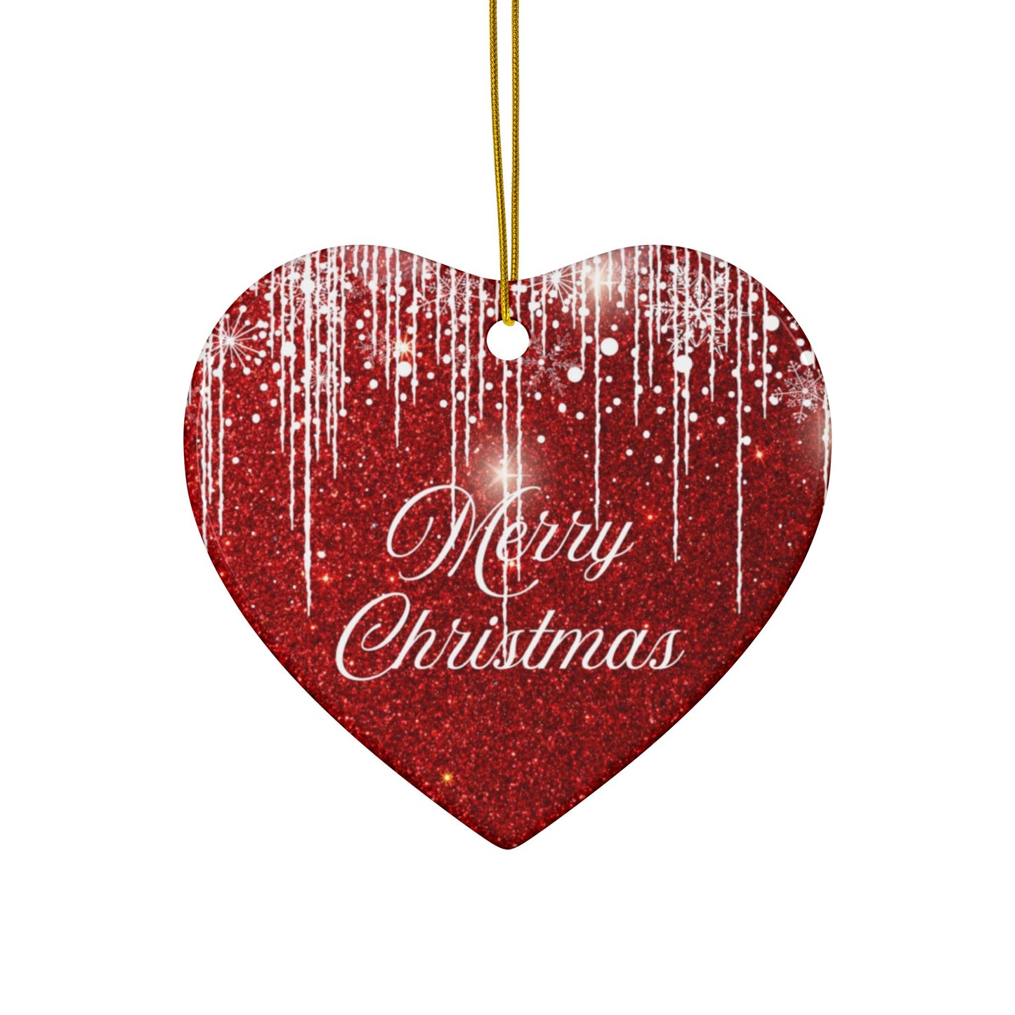 Christmas Decorative Ceramic Ornaments, Holiday Decorations, Double-Sided, Merry Christmas, Festive Decor, Gift Ornaments