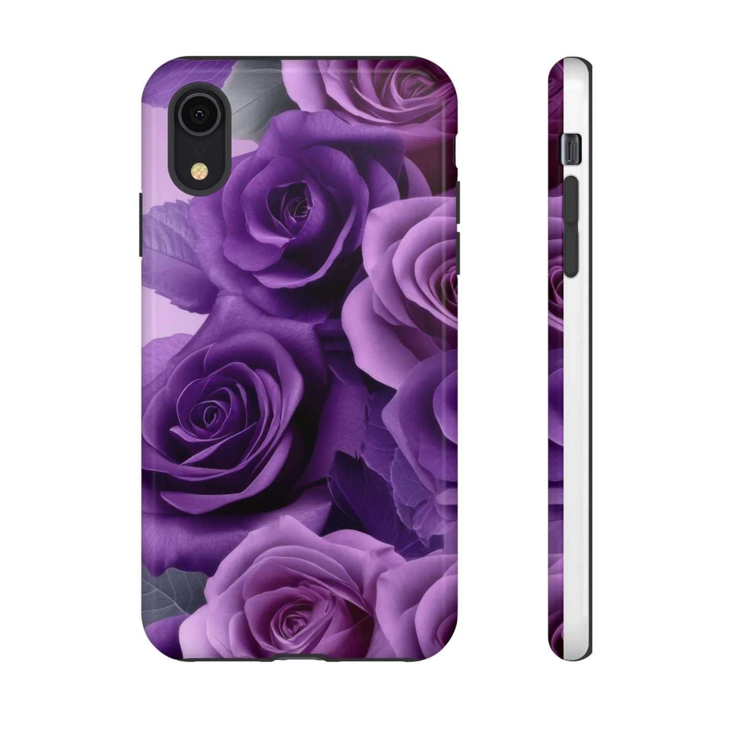 Tough Cases, Beautiful Purple Floral Design