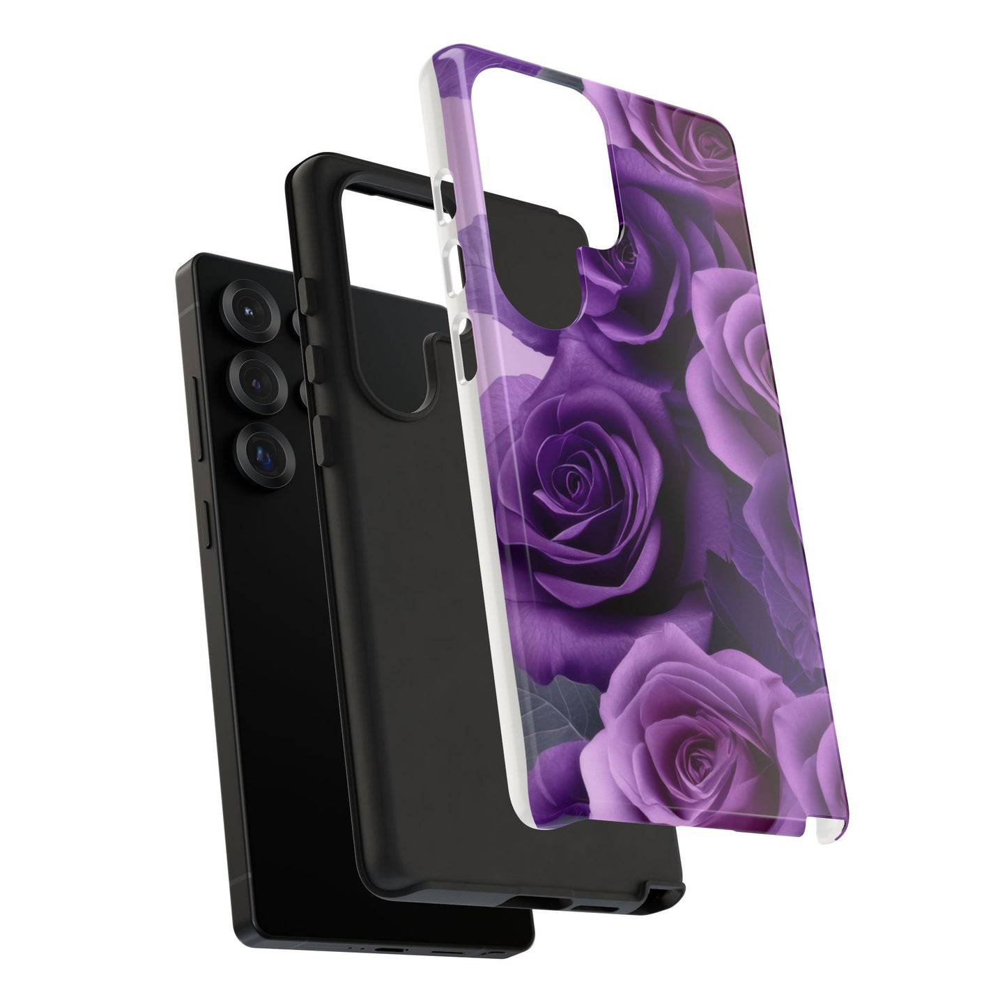 Tough Cases, Beautiful Purple Floral Design