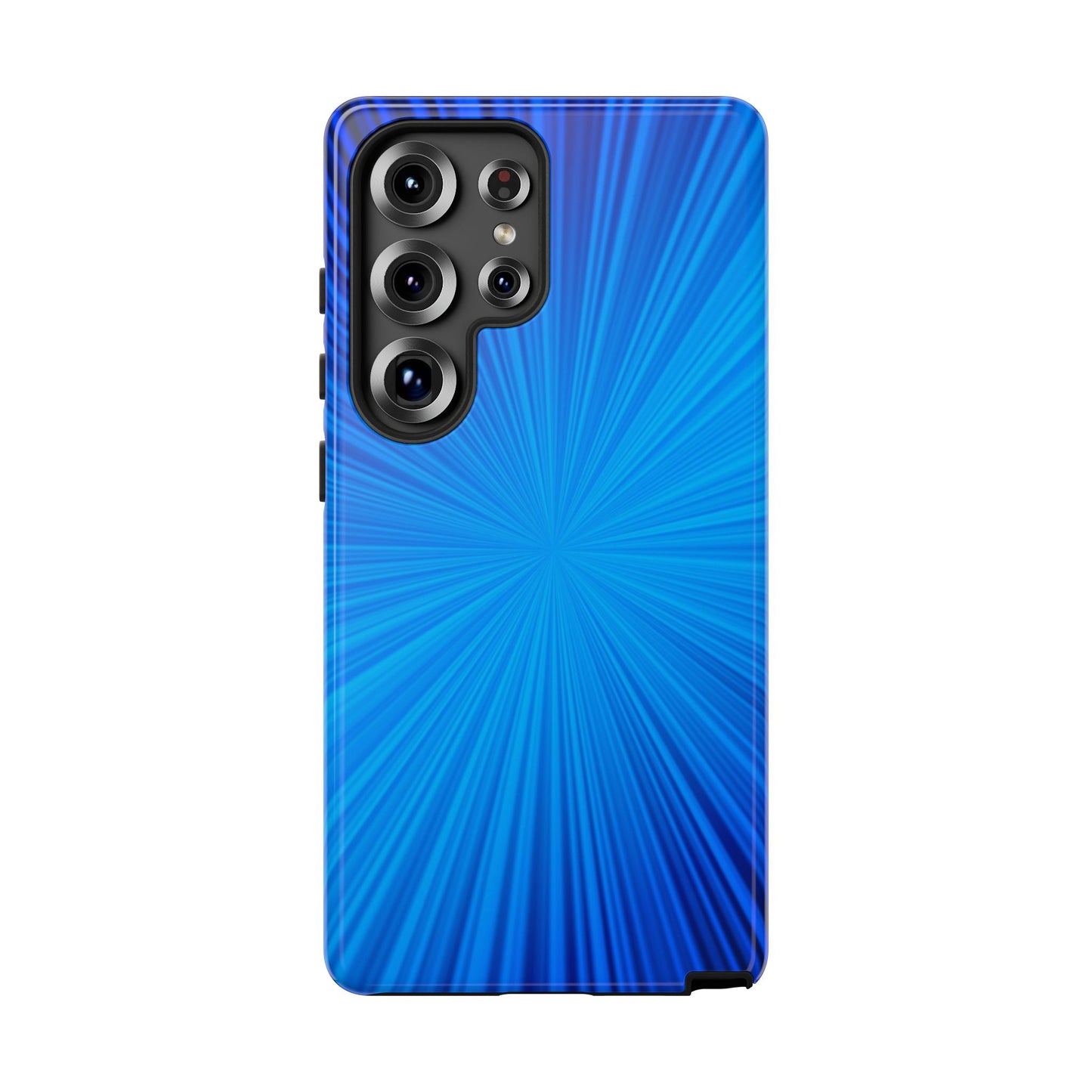 Tough Cases, Beautiful Blue Starburst Design