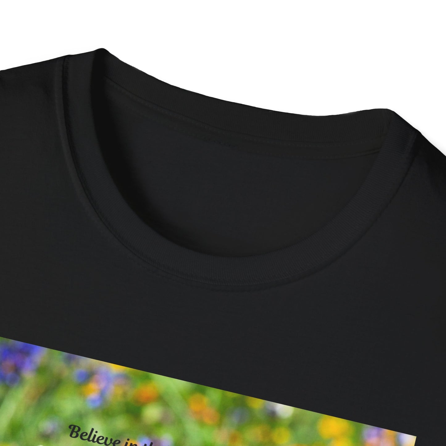 Vibrant Floral Butterfly T-Shirt - Nature Lover Gift, Spring Fashion, Eco-Friendly Apparel, Outdoor Wear, Garden Party Outfit