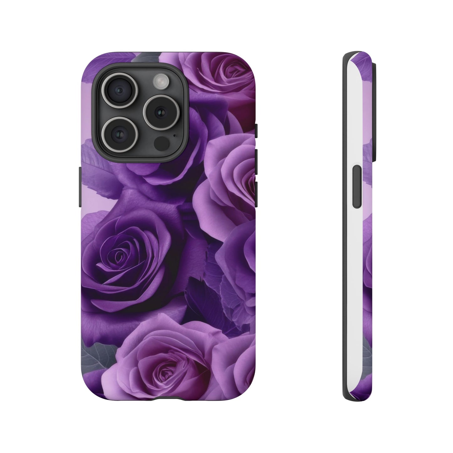 Tough Cases, Beautiful Purple Floral Design