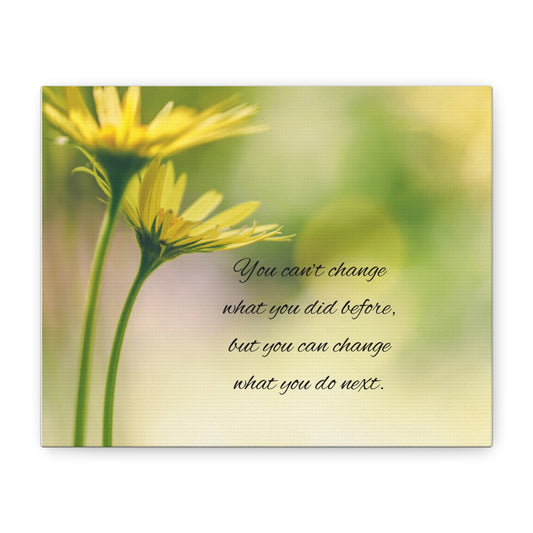 Inspirational Canvas Print, Motivational Wall Art, Home Decor, Gift for Friends, Uplifting Quote Decoration