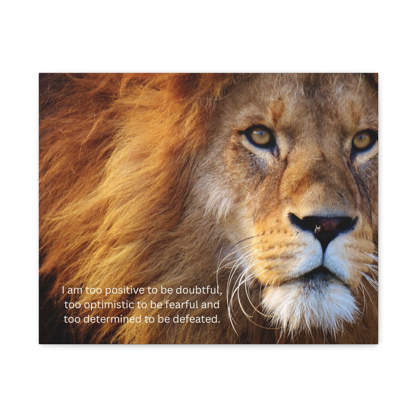 Inspiring Lion Canvas Print, Motivational Wall Art for Home Decor, Positive Affirmation Decor, Gift for Animal Lovers, Uplifting [...]