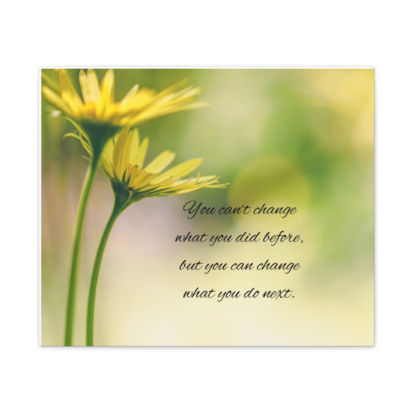 Inspirational Canvas Print, Motivational Wall Art, Home Decor, Gift for Friends, Uplifting Quote Decoration