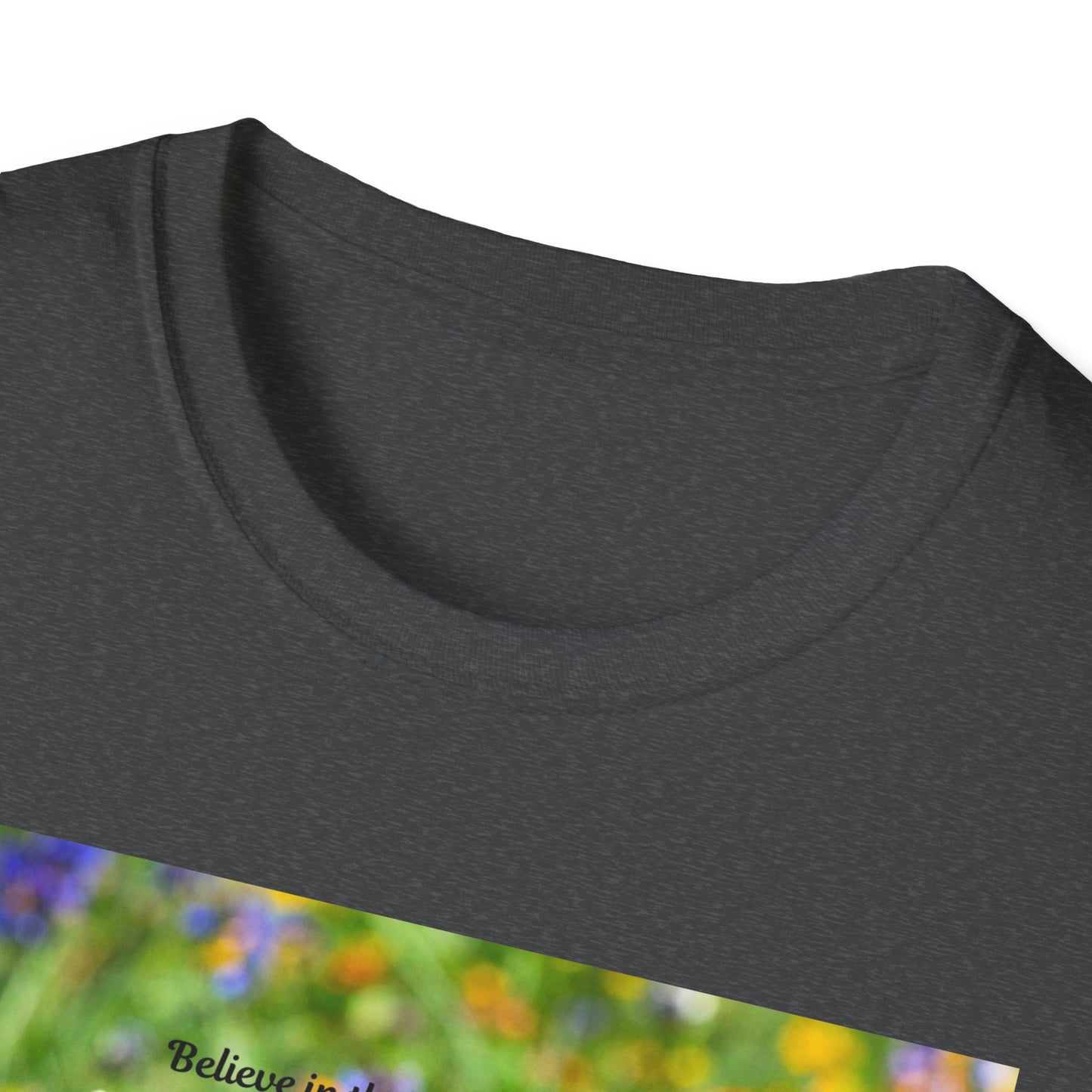 Vibrant Floral Butterfly T-Shirt - Nature Lover Gift, Spring Fashion, Eco-Friendly Apparel, Outdoor Wear, Garden Party Outfit