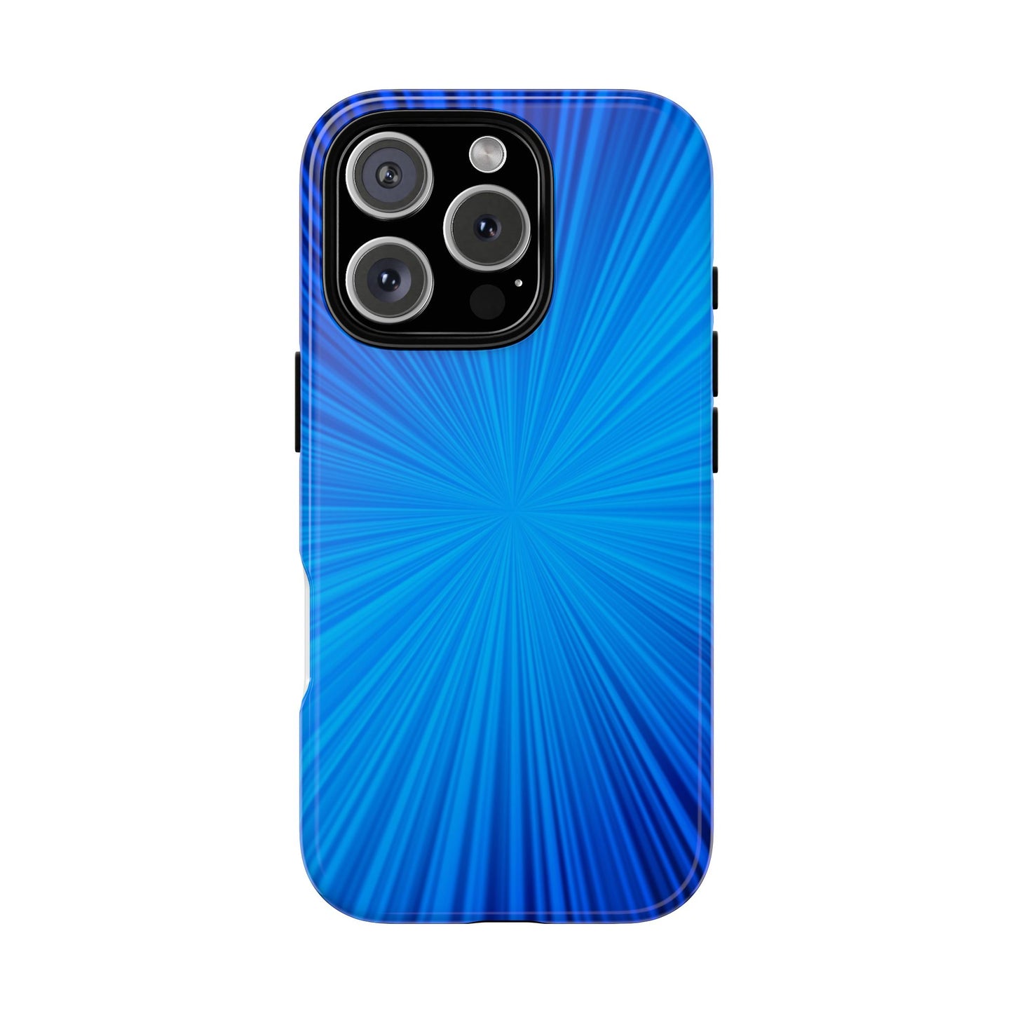 Tough Cases, Beautiful Blue Starburst Design