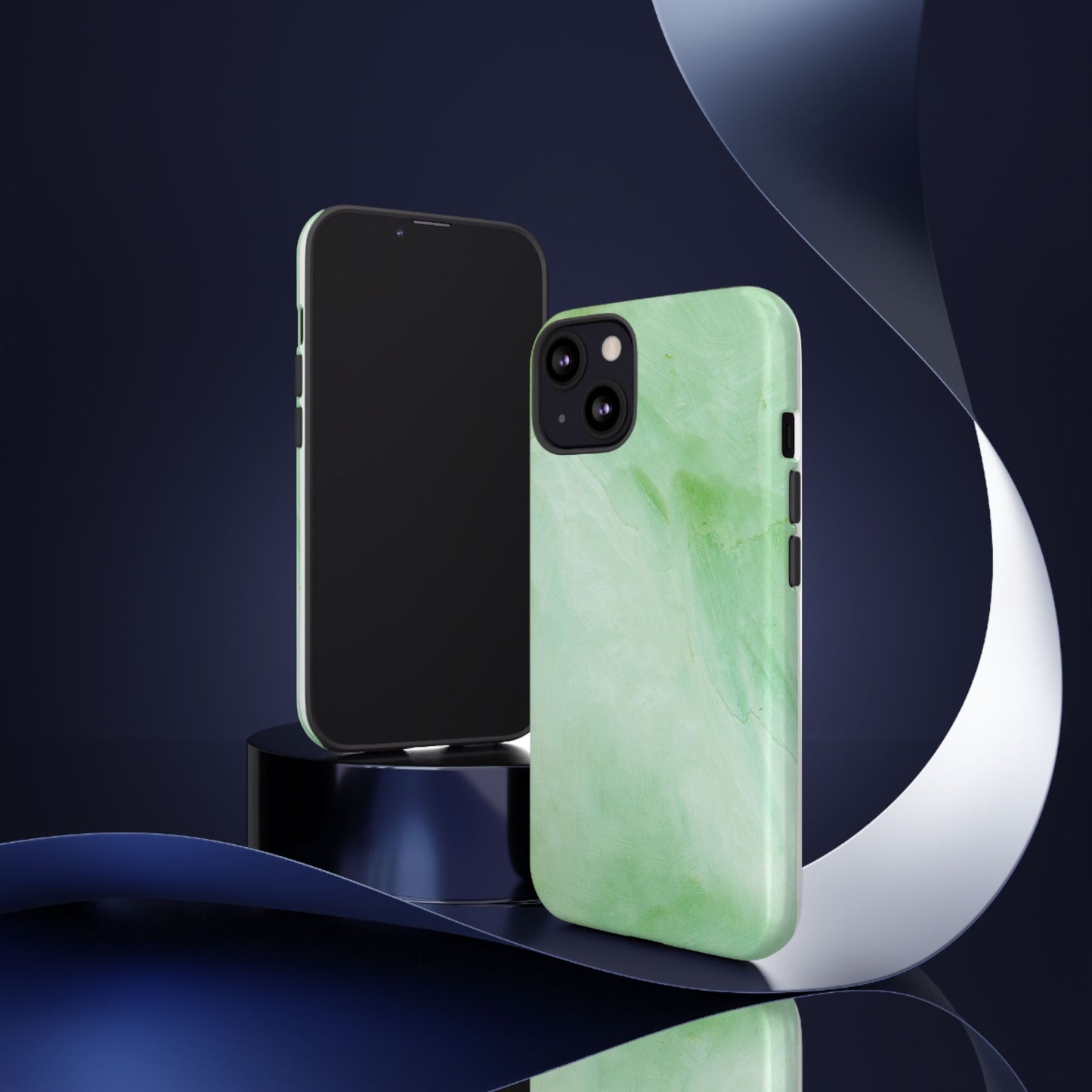 Tough Cases, Beautiful Green Marble Design