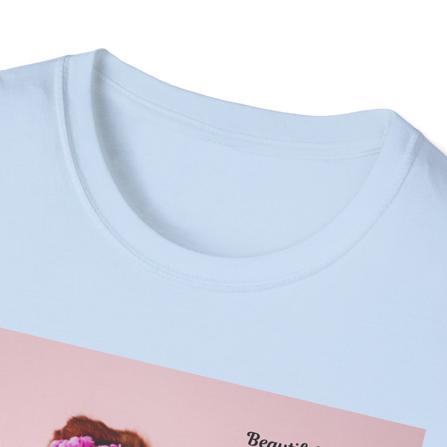 Dog Lover's Inspirational T-Shirt, Cute Pet Apparel, Floral Print Tee, Gift for Animal Lovers, Funny Dog Shirt