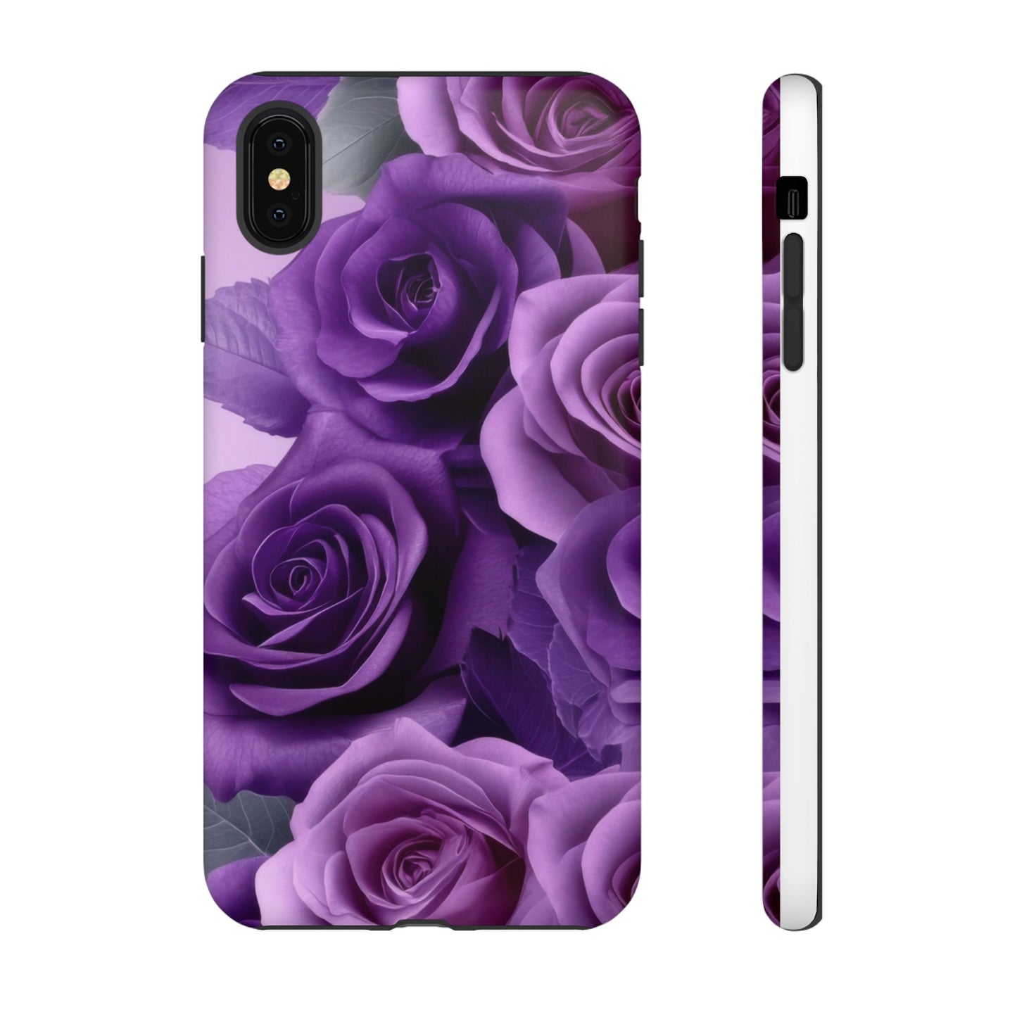 Tough Cases, Beautiful Purple Floral Design