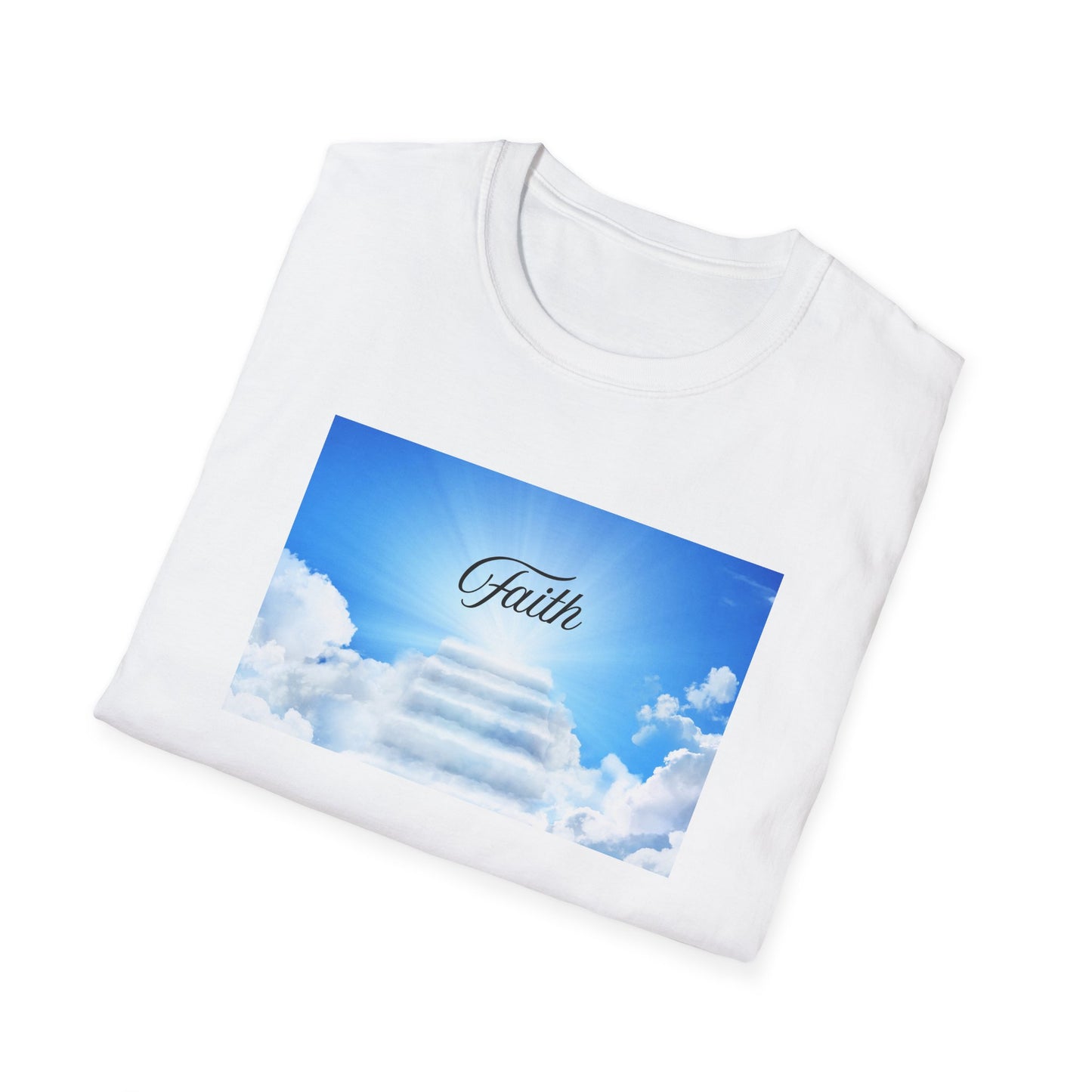 Faith-Inspired Softstyle T-Shirt, Inspirational Tee, Casual Wear, Gift for Believers, Spiritual Apparel, Everyday Comfort