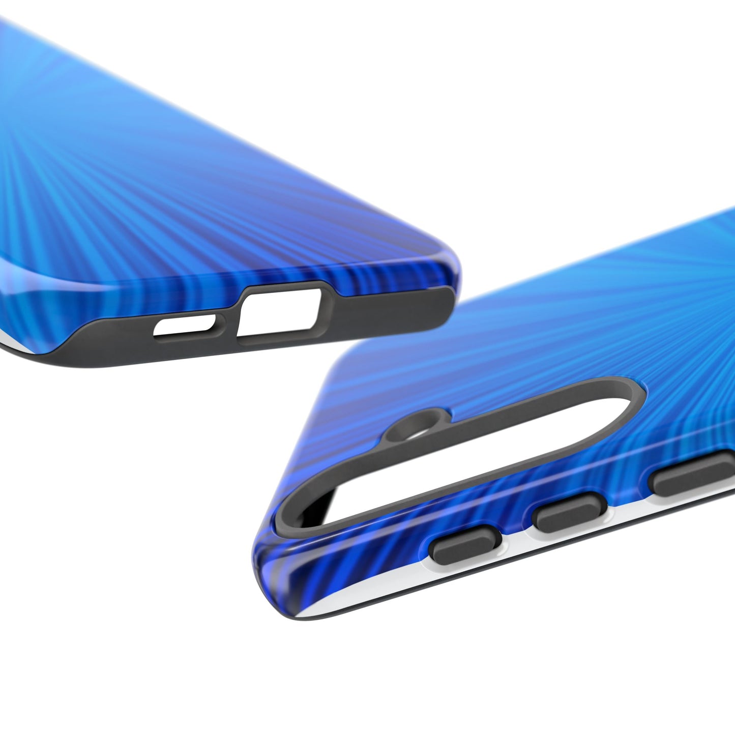 Tough Cases, Beautiful Blue Starburst Design