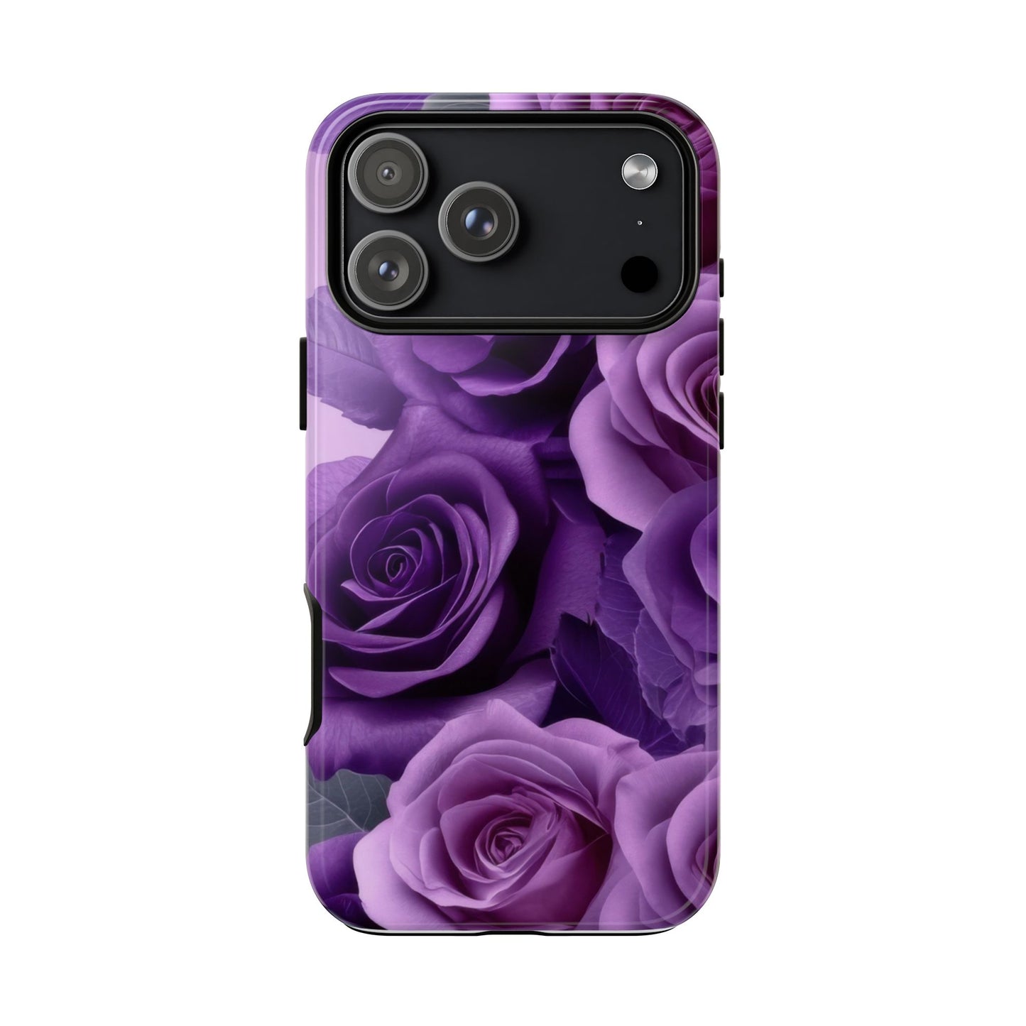 Tough Cases, Beautiful Purple Floral Design