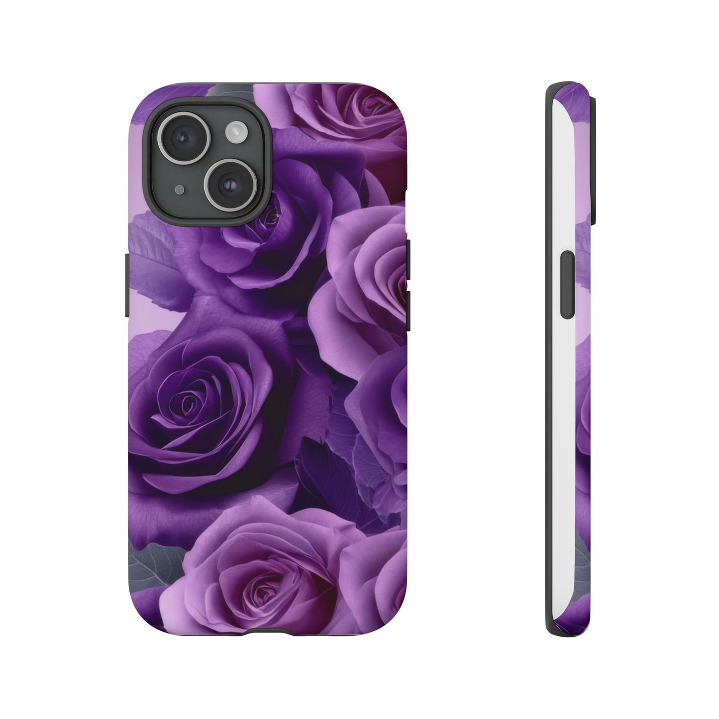 Tough Cases, Beautiful Purple Floral Design