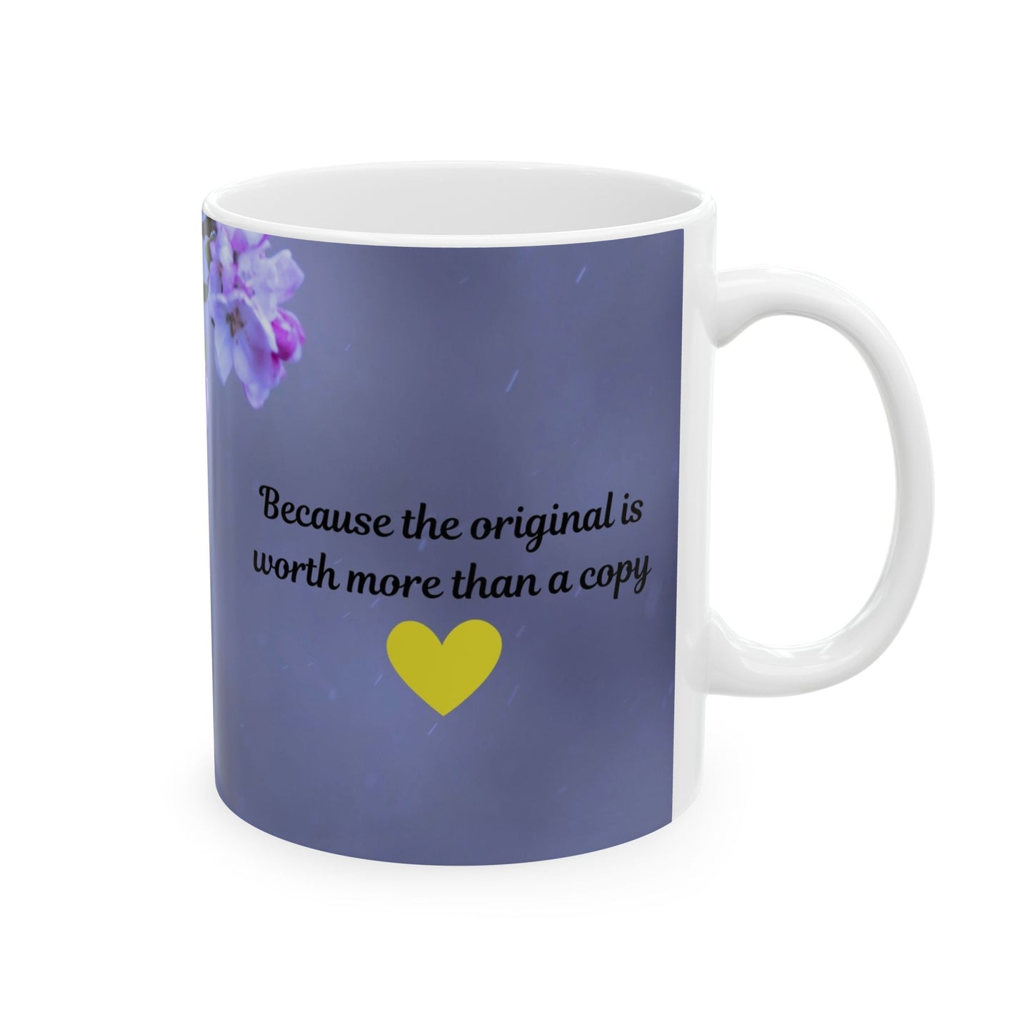 Inspirational Bird Ceramic Mug | Nature Lover's Gift | Positive Affirmation Coffee Mug | Motivational Drinkware | Eco-Friendly Gift
