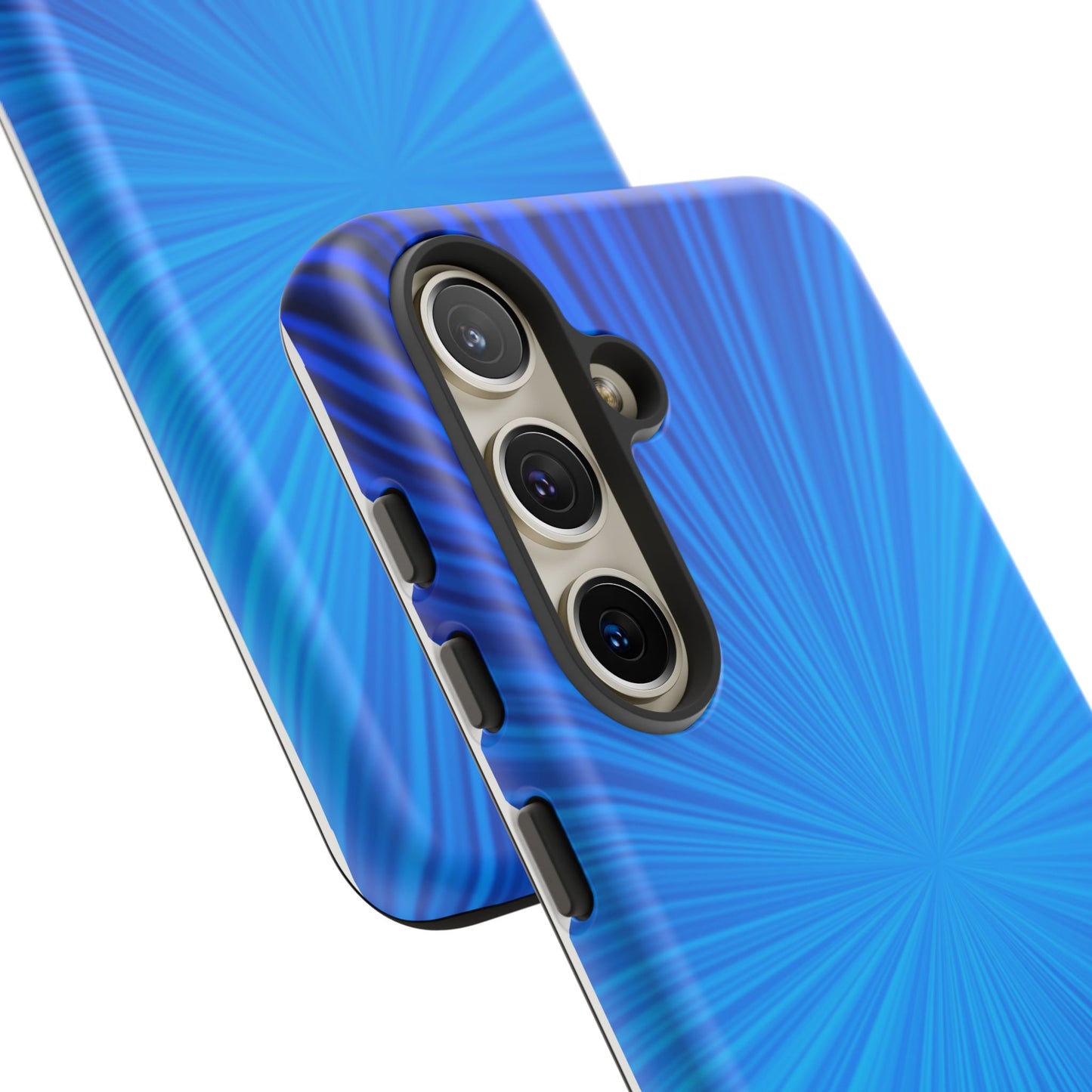 Tough Cases, Beautiful Blue Starburst Design