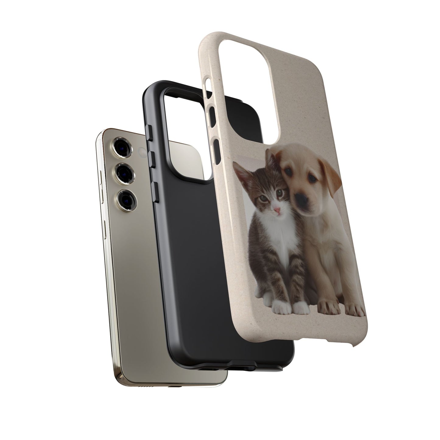 Tough Cases, Adorable puppy and kitten design