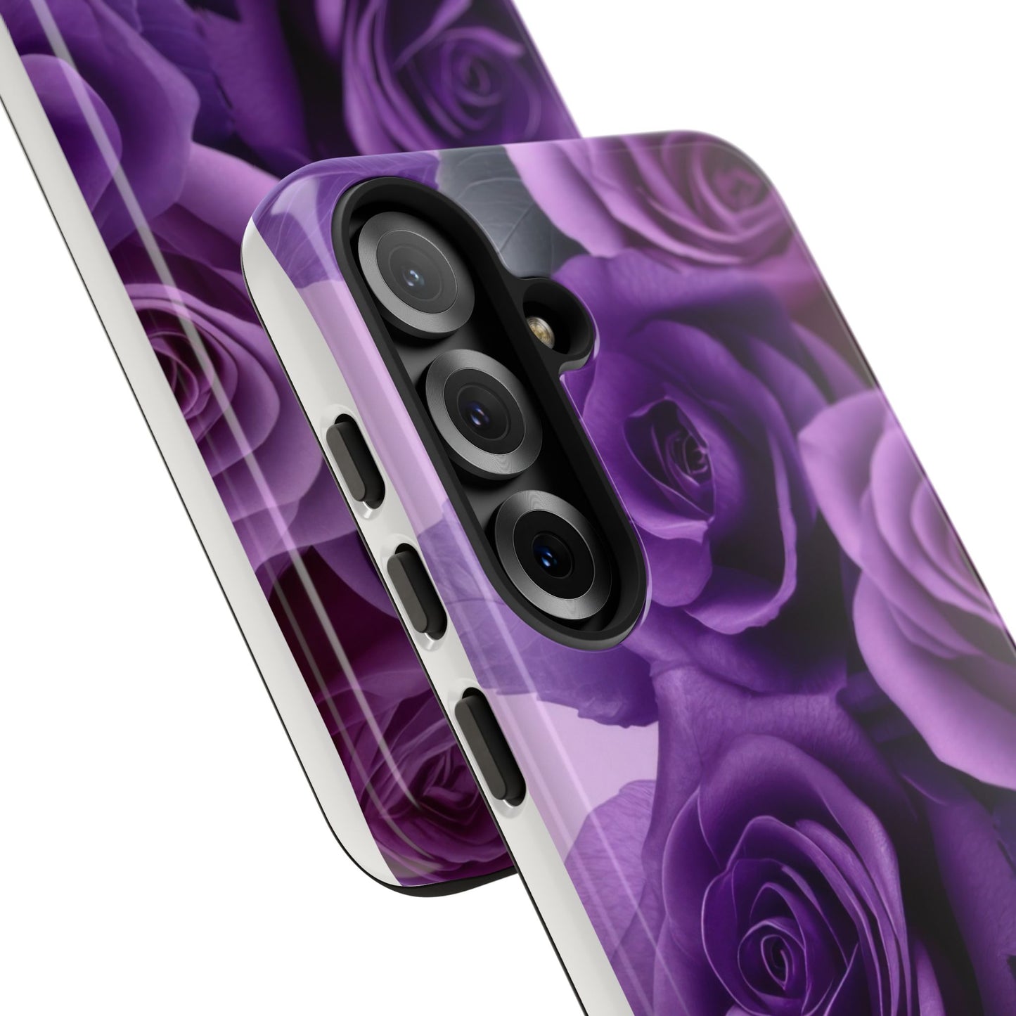 Tough Cases, Beautiful Purple Floral Design