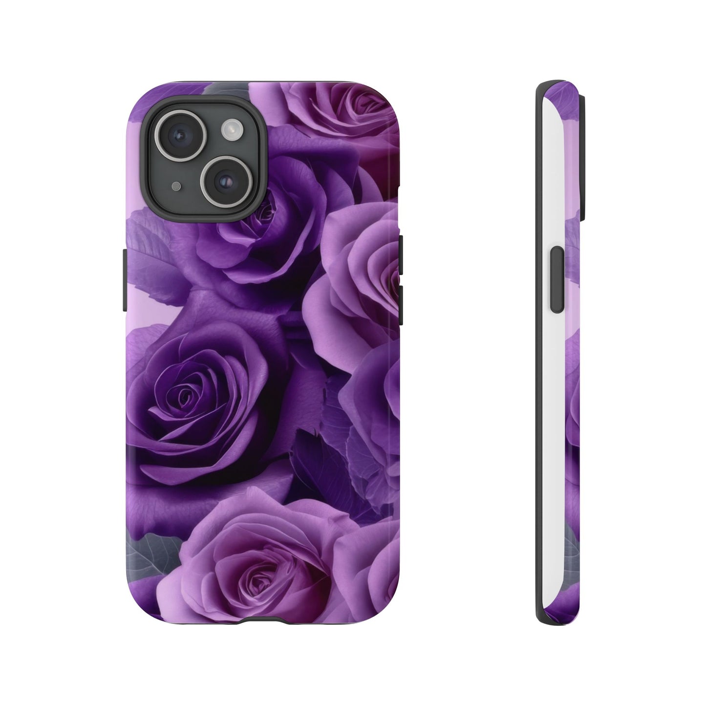 Tough Cases, Beautiful Purple Floral Design