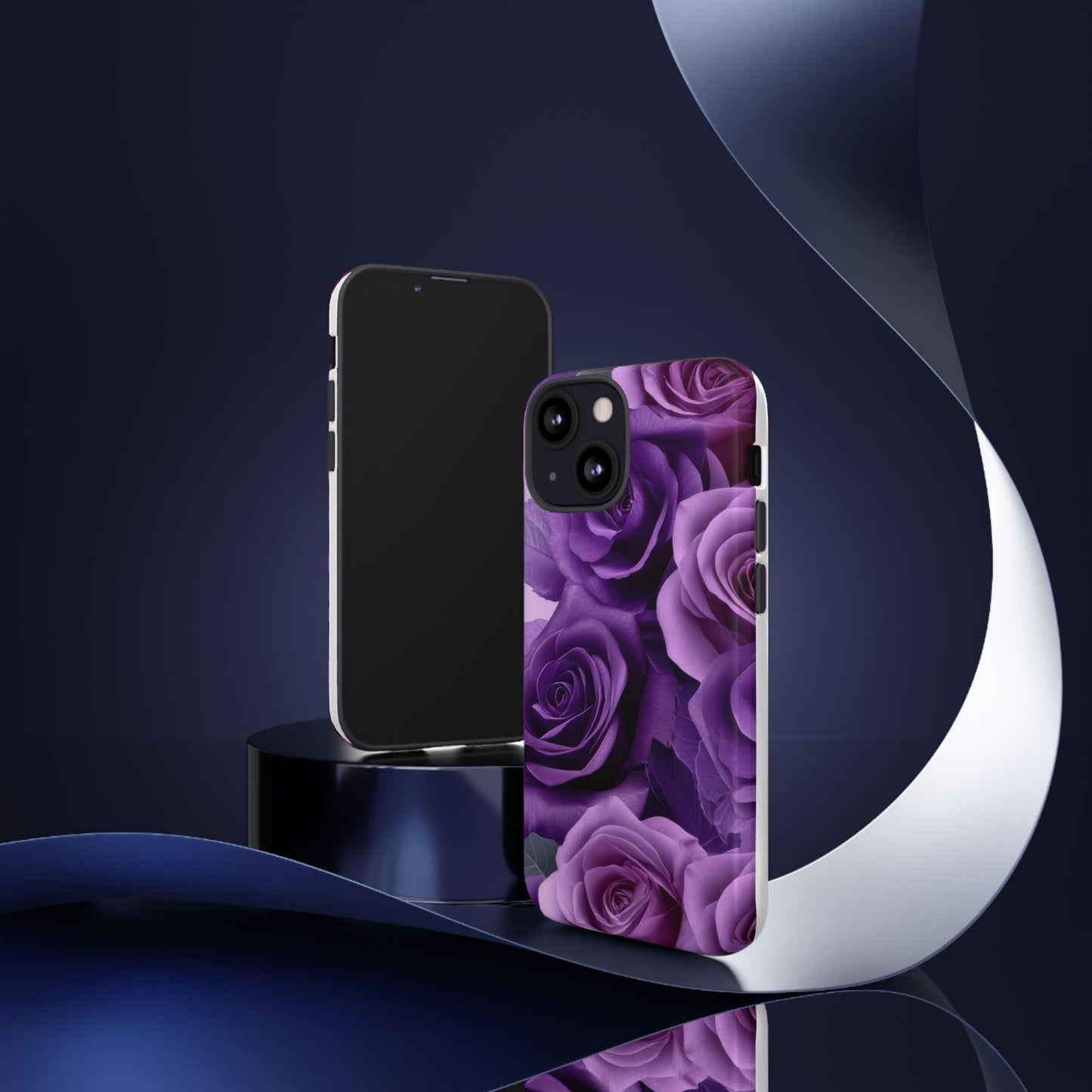 Tough Cases, Beautiful Purple Floral Design