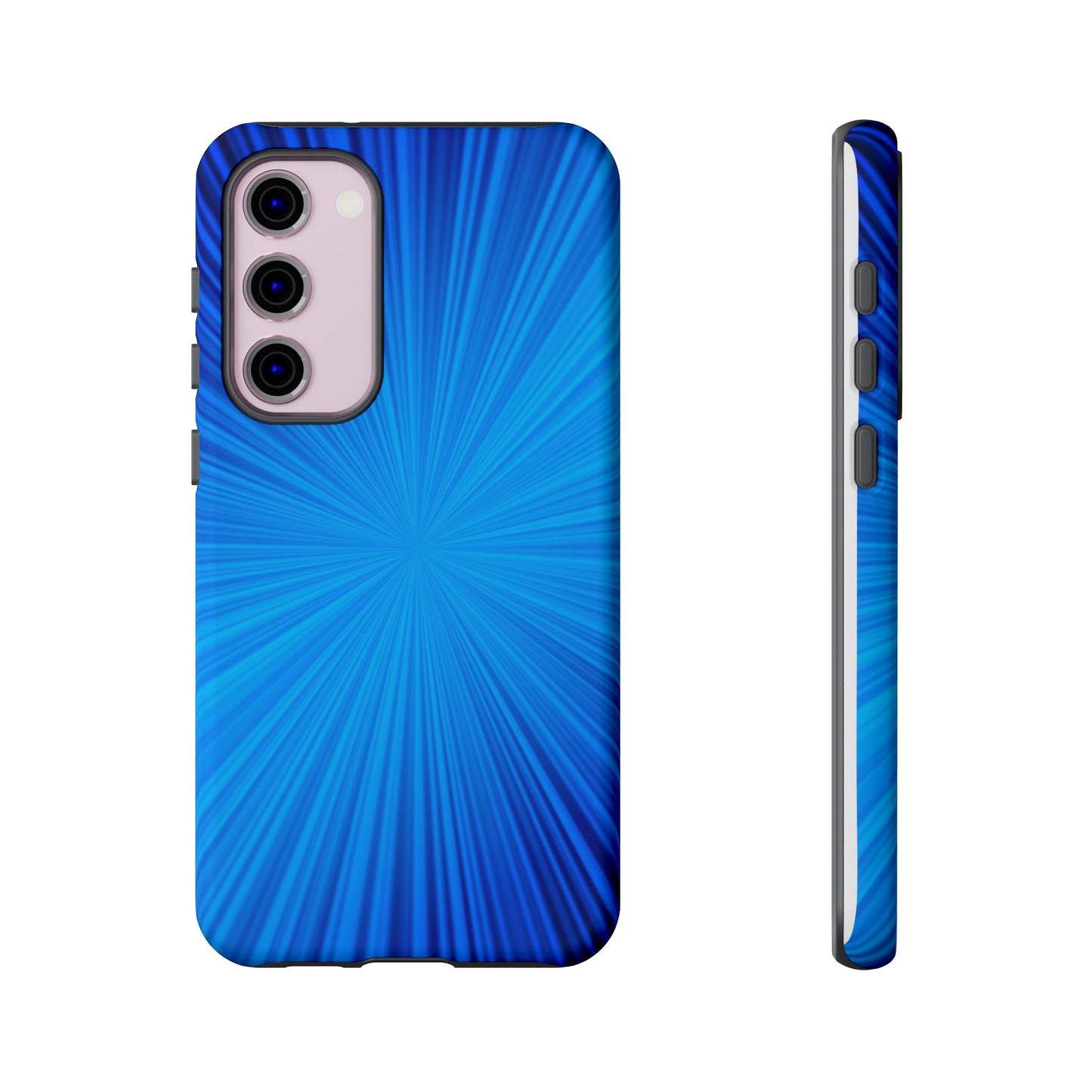 Tough Cases, Beautiful Blue Starburst Design