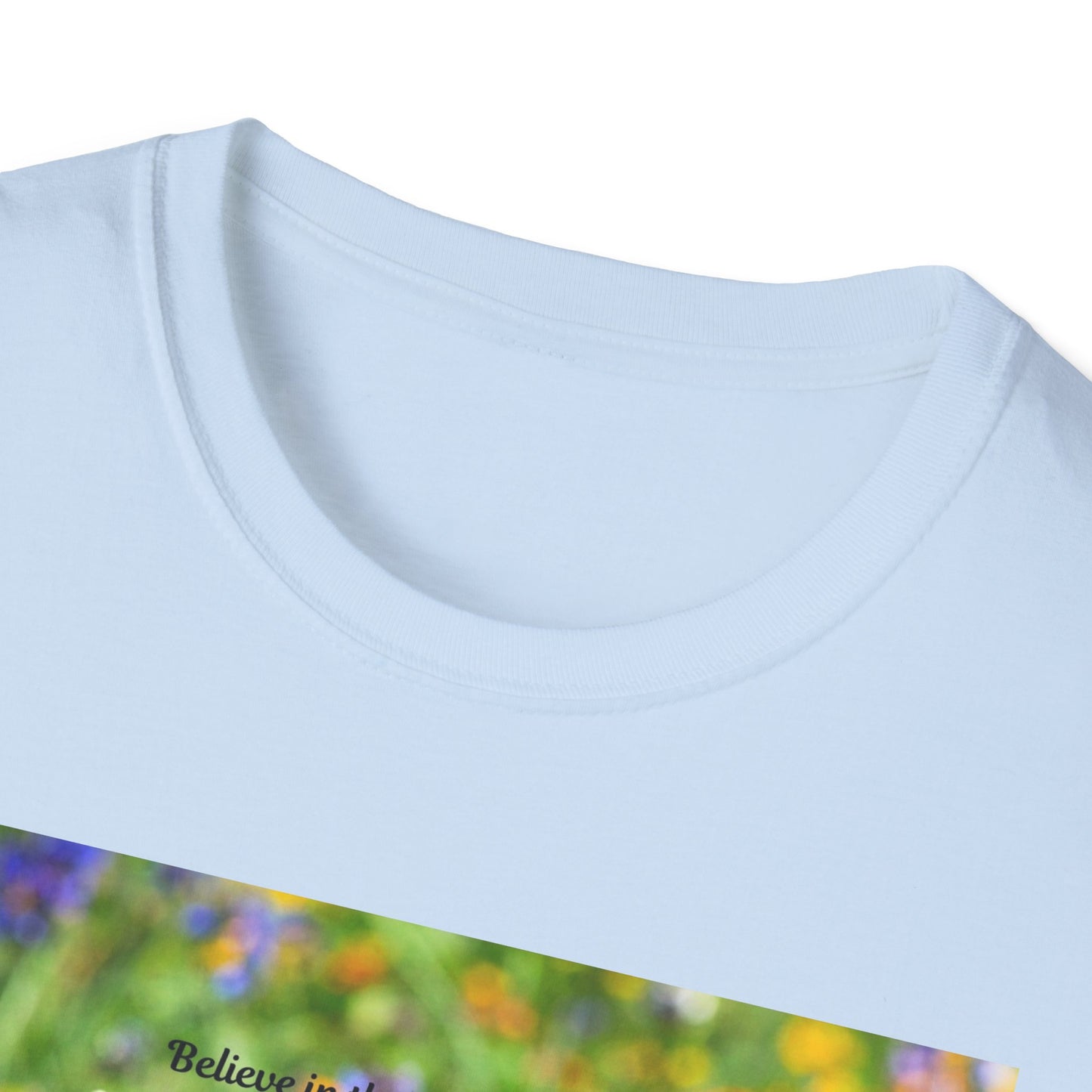 Vibrant Floral Butterfly T-Shirt - Nature Lover Gift, Spring Fashion, Eco-Friendly Apparel, Outdoor Wear, Garden Party Outfit