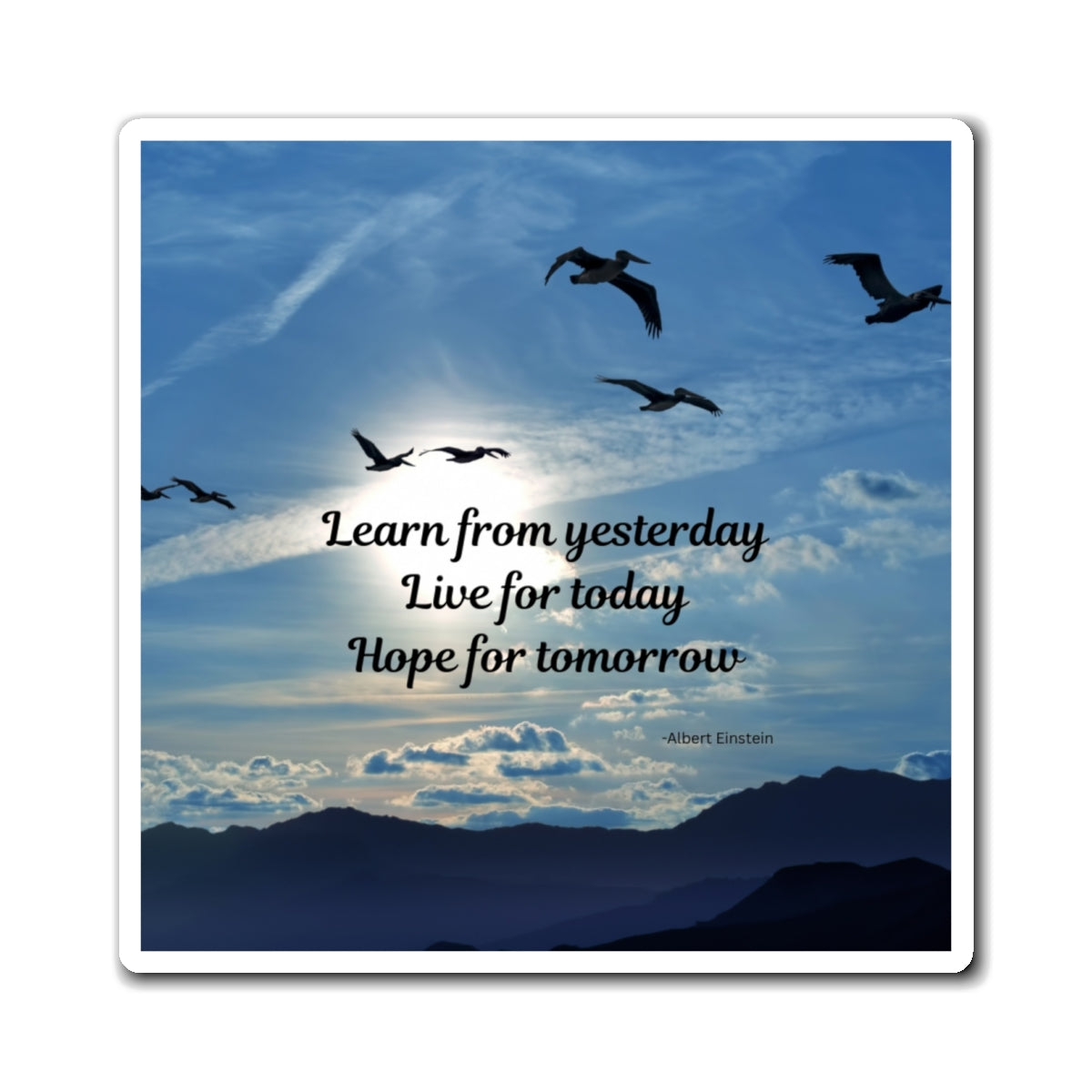 Inspirational Quote Magnet, Motivational Fridge Magnet, Uplifting Decor, Gift for Her, Home Office, Wall Art