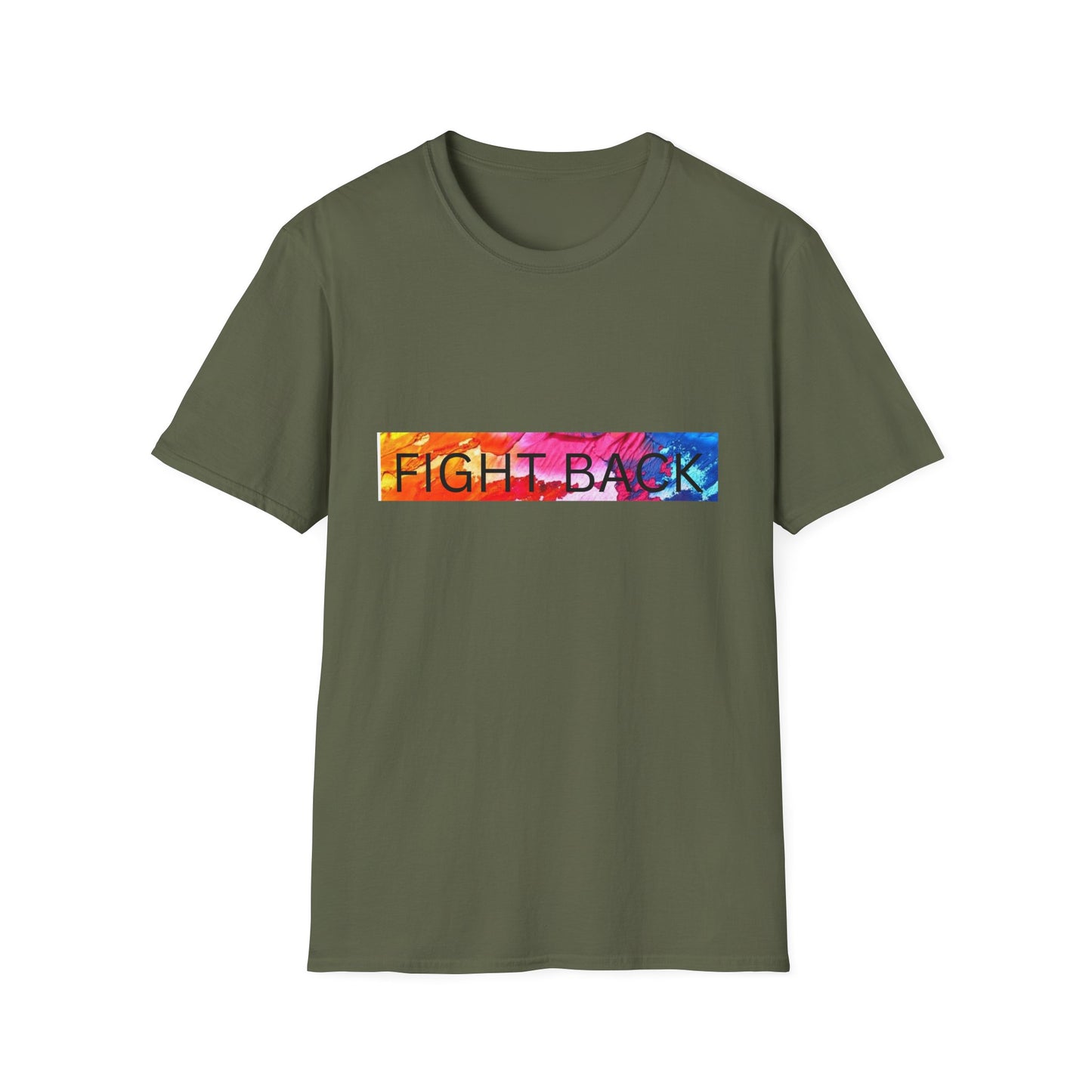 Fight Back T-Shirt, Colorful Activism Tee, Inspirational Shirt, Equality Awareness, Social Justice Apparel