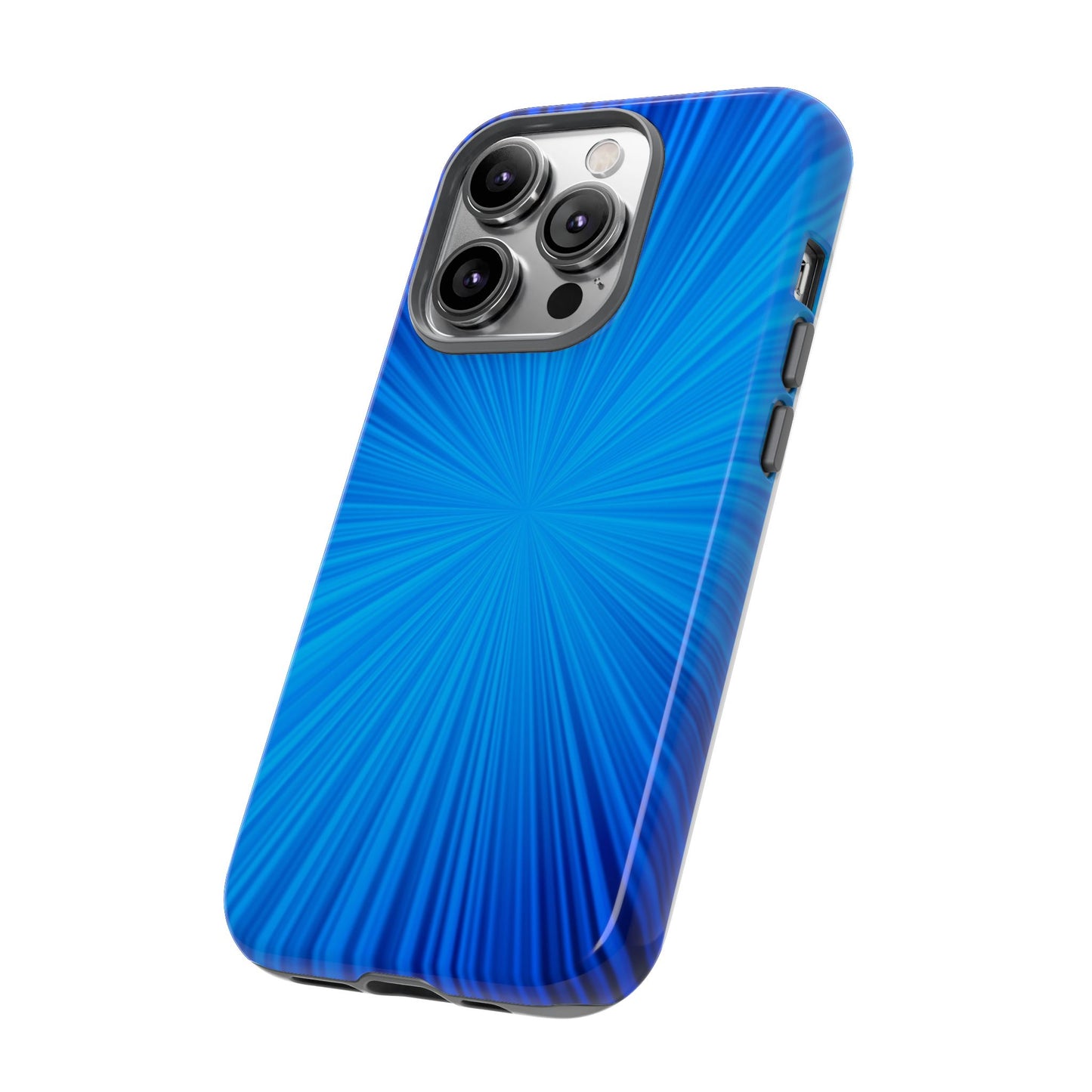 Tough Cases, Beautiful Blue Starburst Design