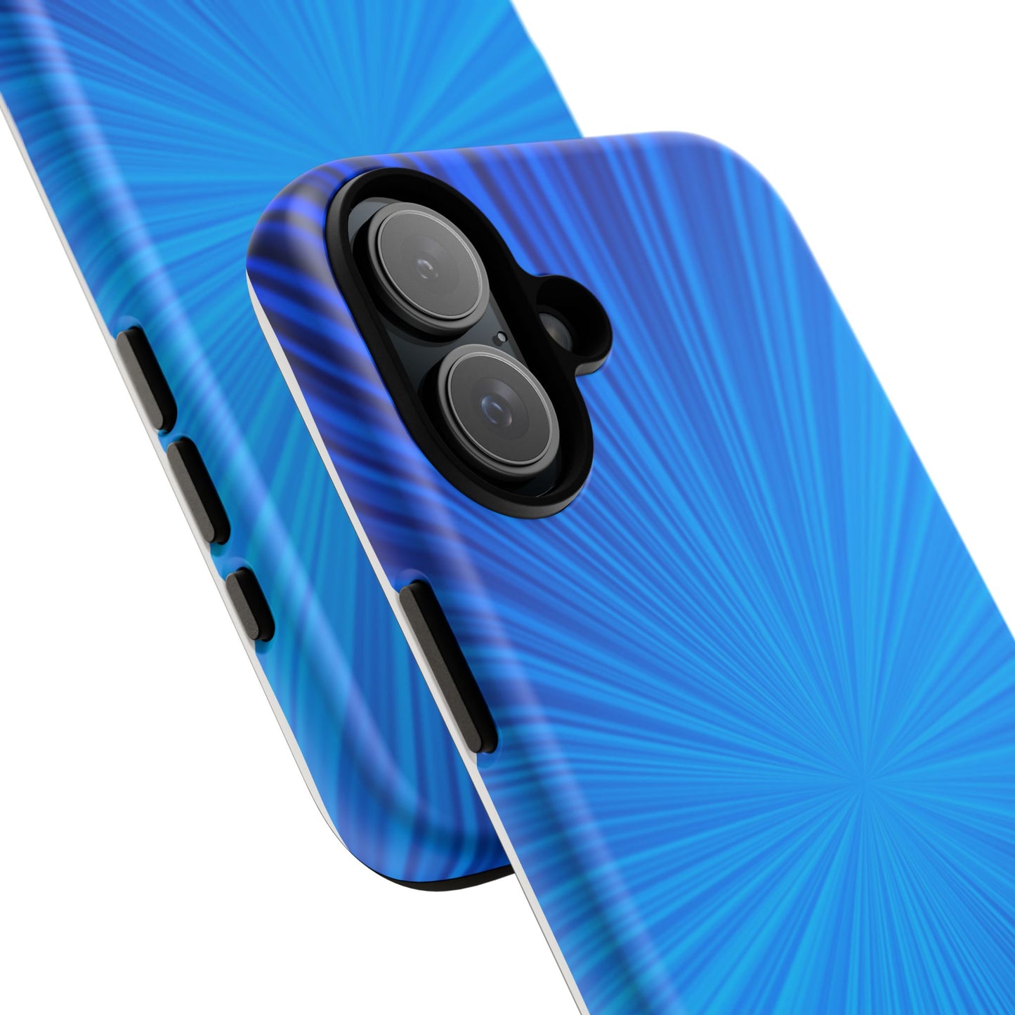 Tough Cases, Beautiful Blue Starburst Design