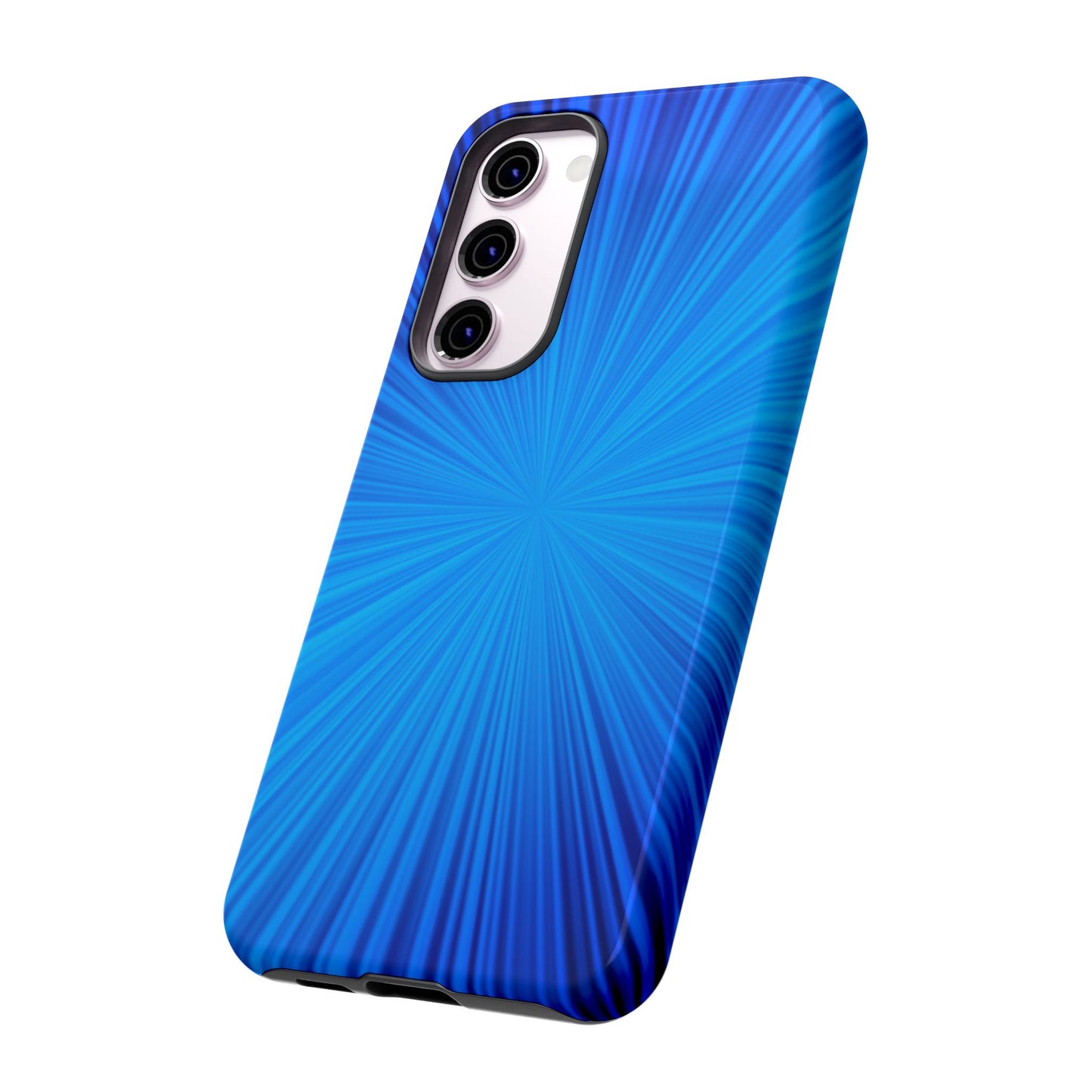 Tough Cases, Beautiful Blue Starburst Design