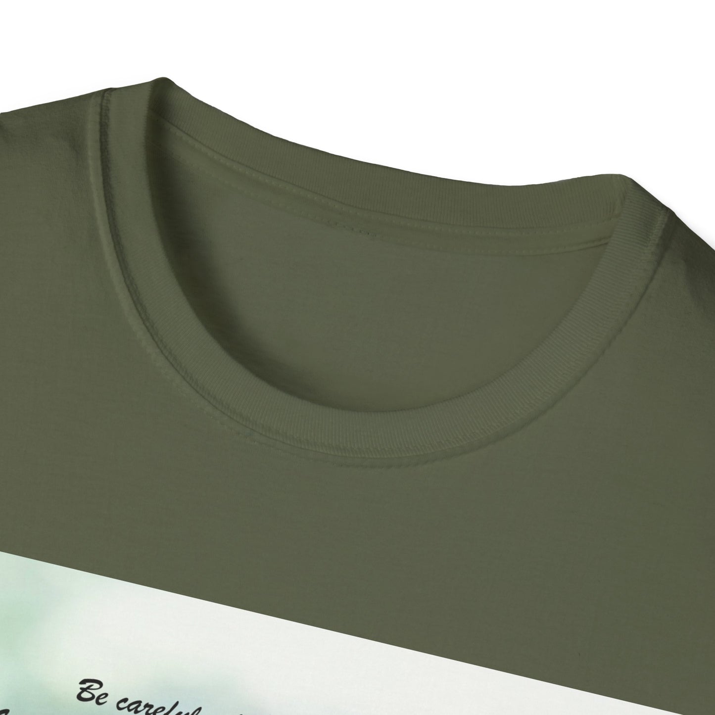 Floral Sympathy T-Shirt — "Be comforted when you think of me" Memorial Tee