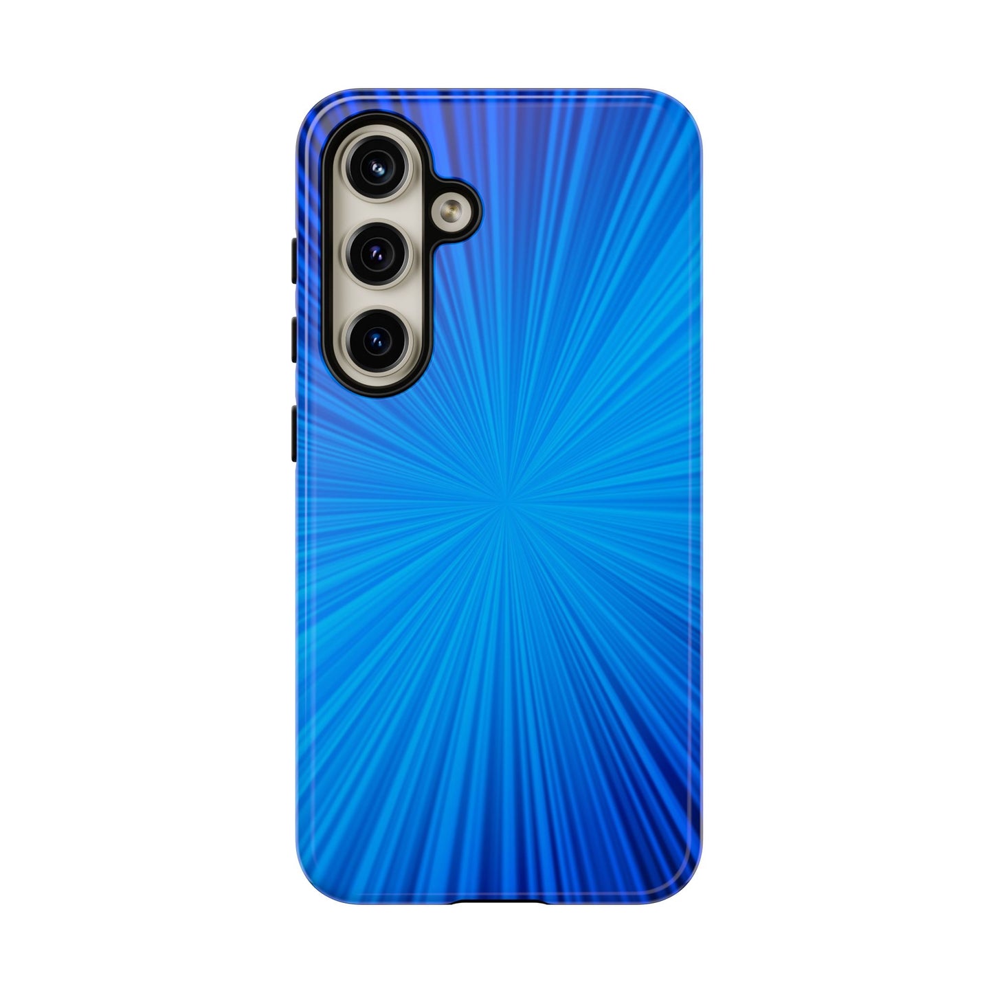 Tough Cases, Beautiful Blue Starburst Design