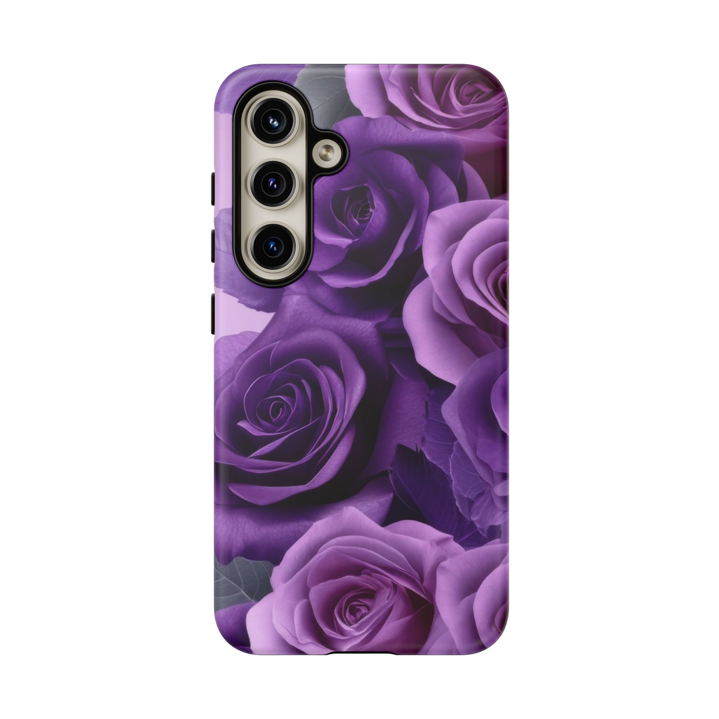 Tough Cases, Beautiful Purple Floral Design