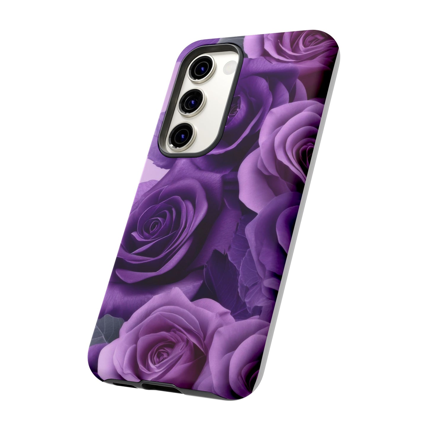 Tough Cases, Beautiful Purple Floral Design