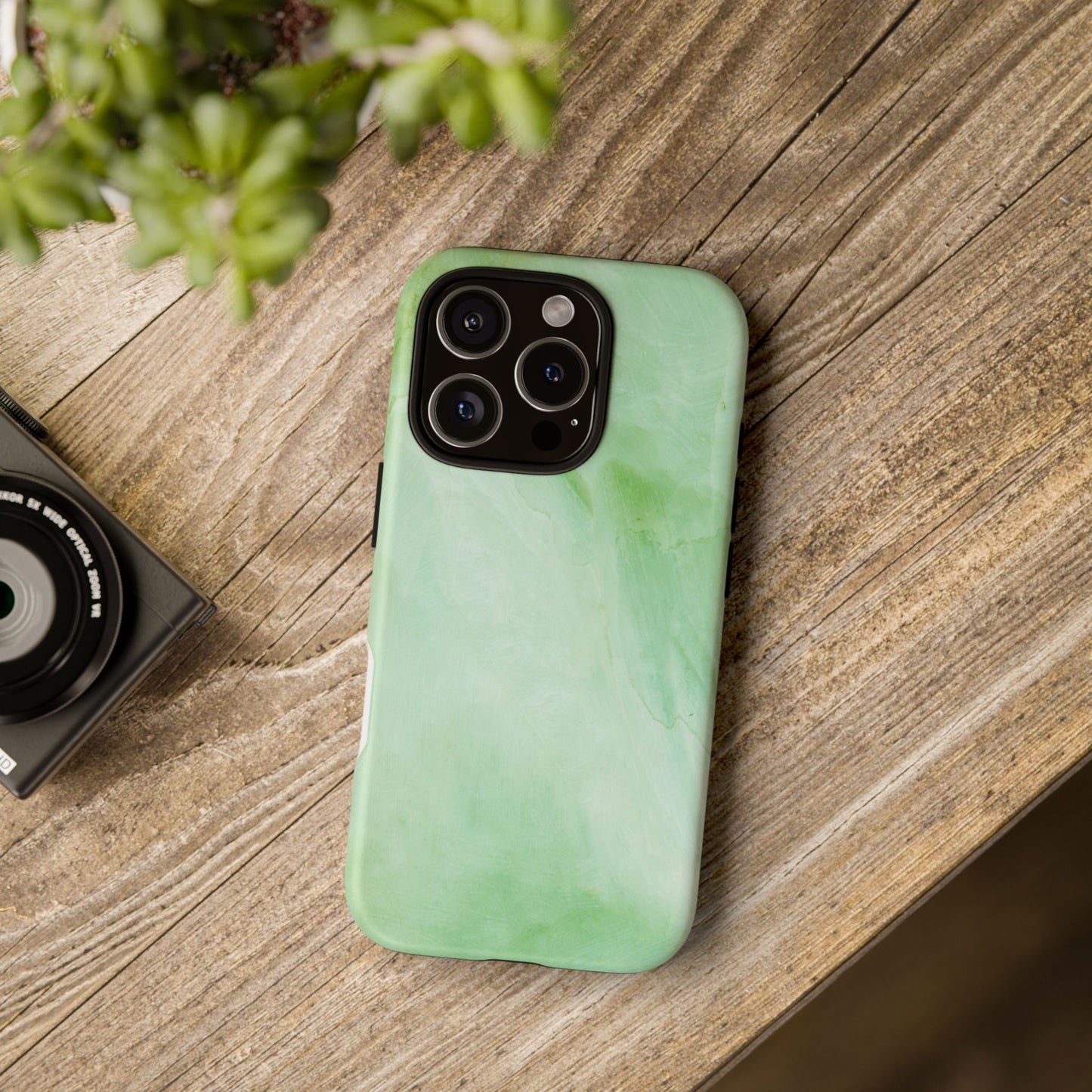 Tough Cases, Beautiful Green Marble Design