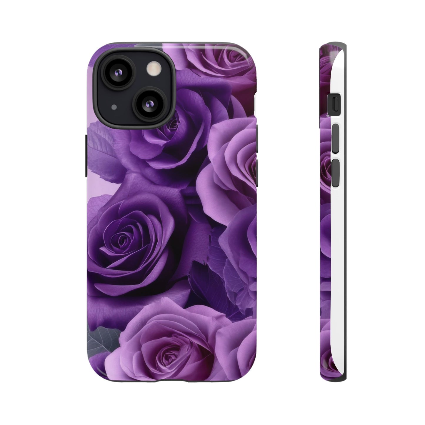 Tough Cases, Beautiful Purple Floral Design