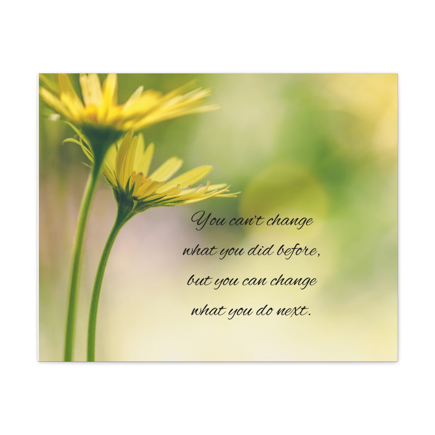 Inspirational Canvas Print, Motivational Wall Art, Home Decor, Gift for Friends, Uplifting Quote Decoration