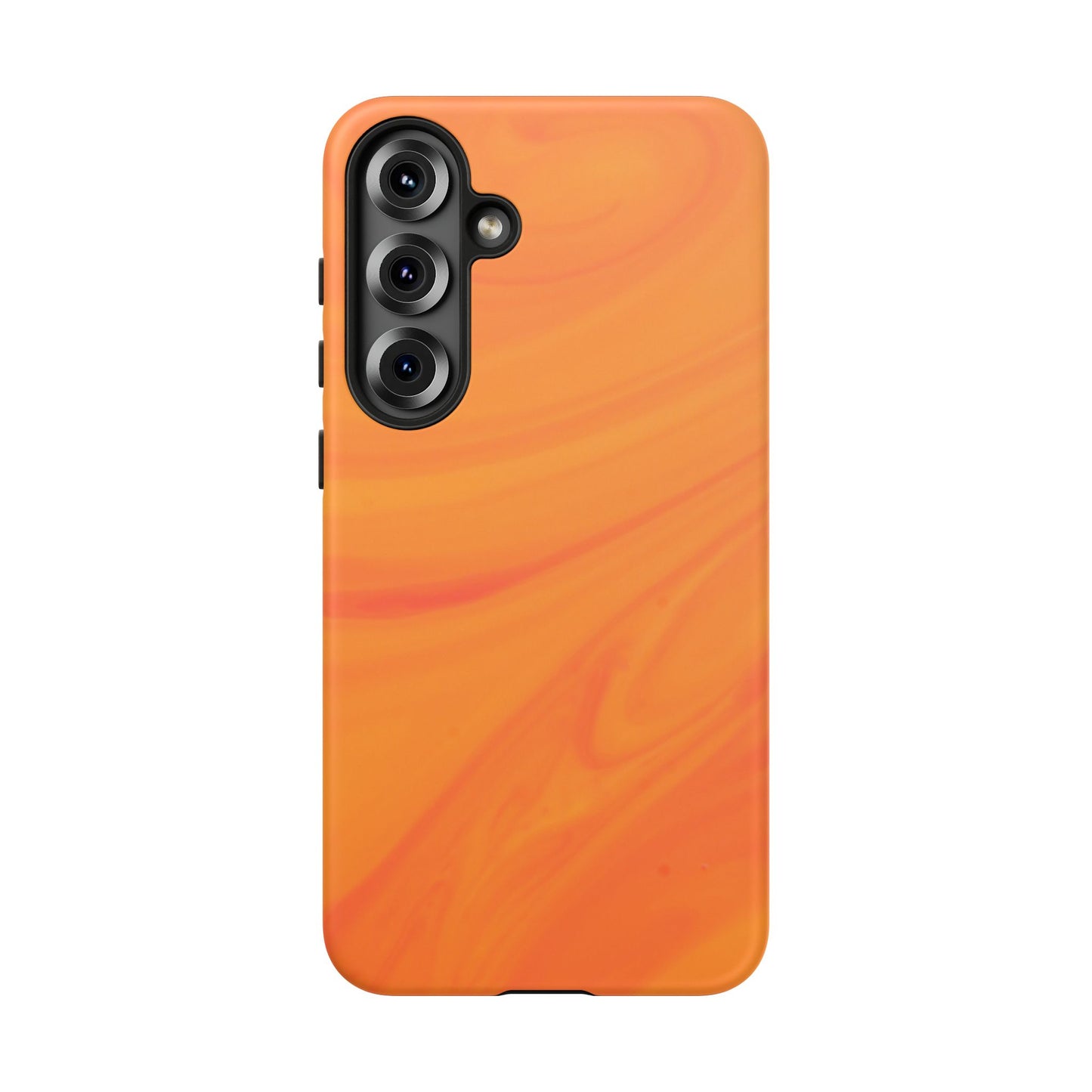 Tough Cases, Beautiful Orange Marble Design