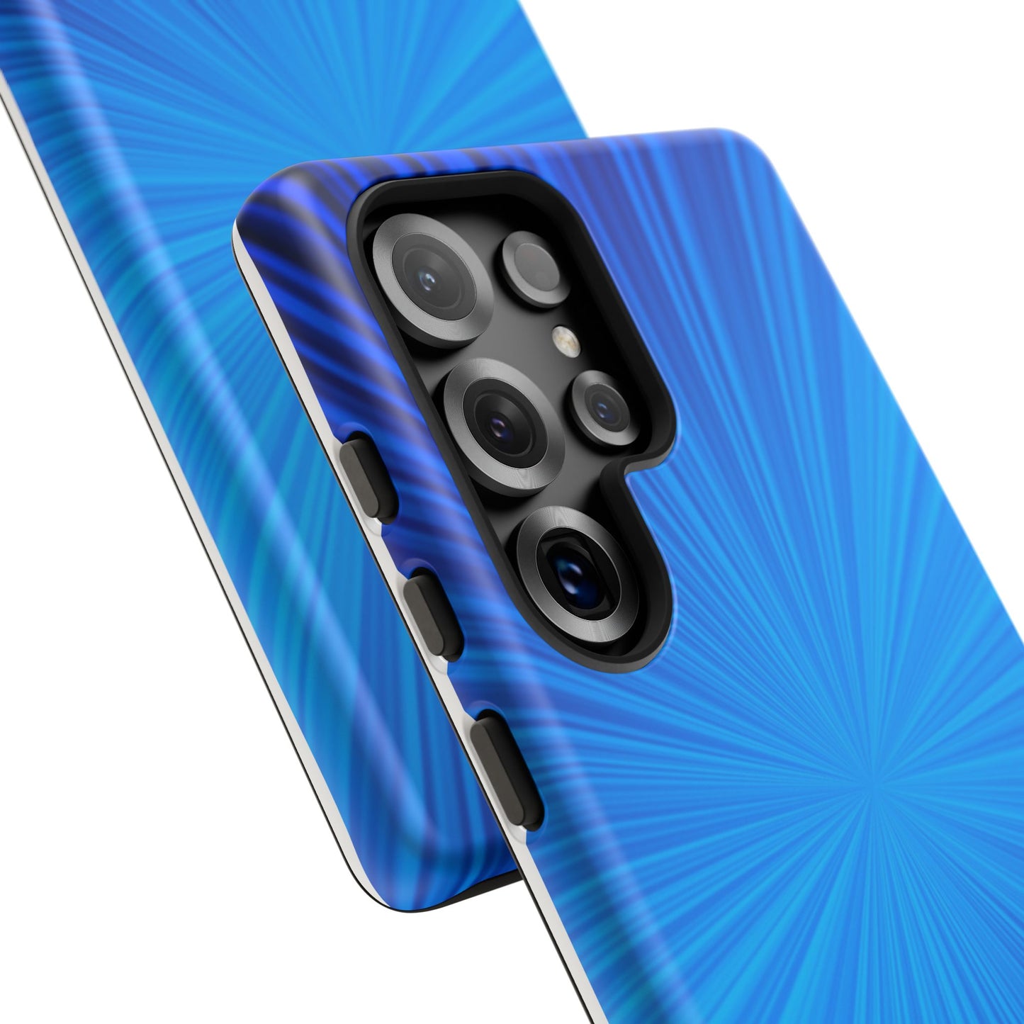 Tough Cases, Beautiful Blue Starburst Design