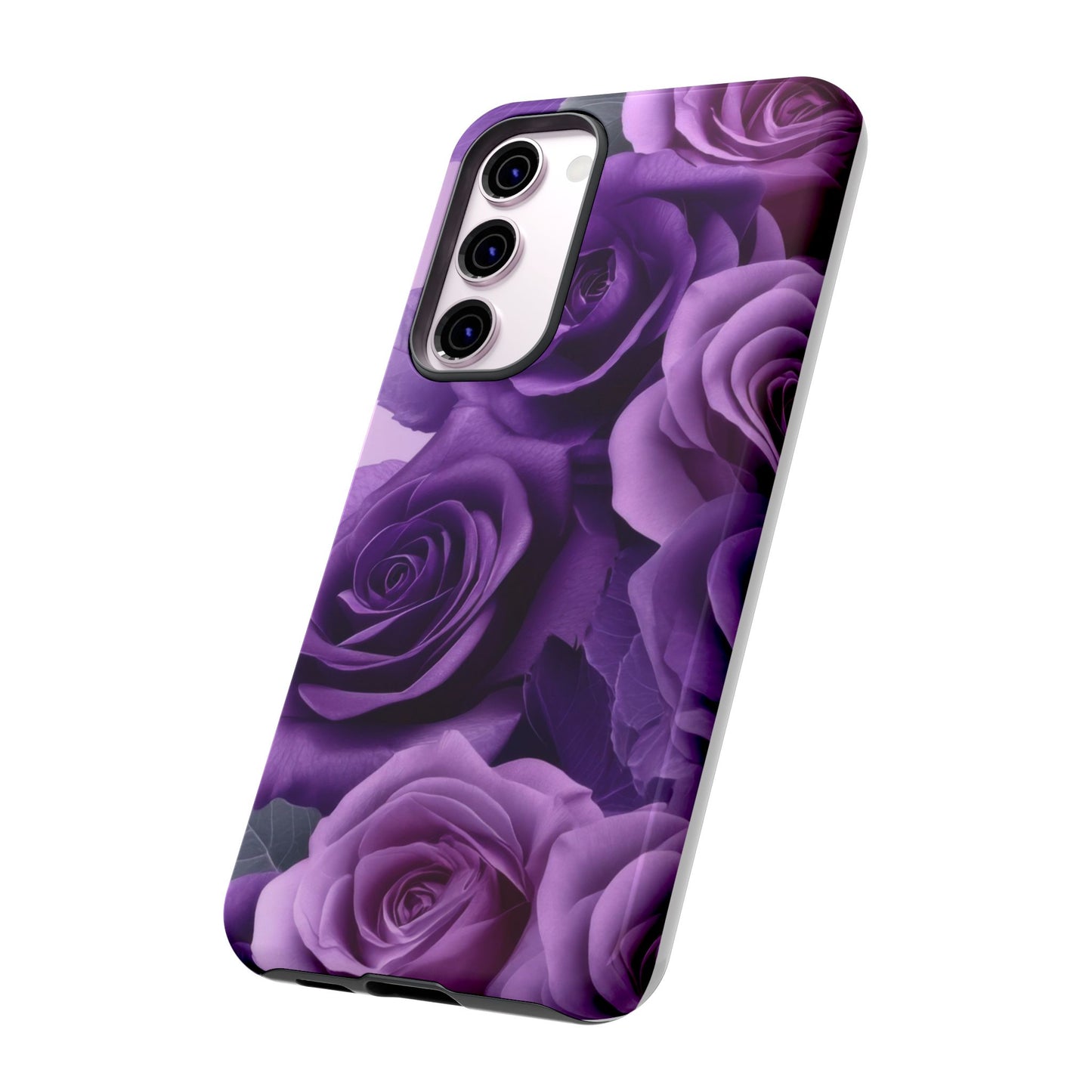 Tough Cases, Beautiful Purple Floral Design