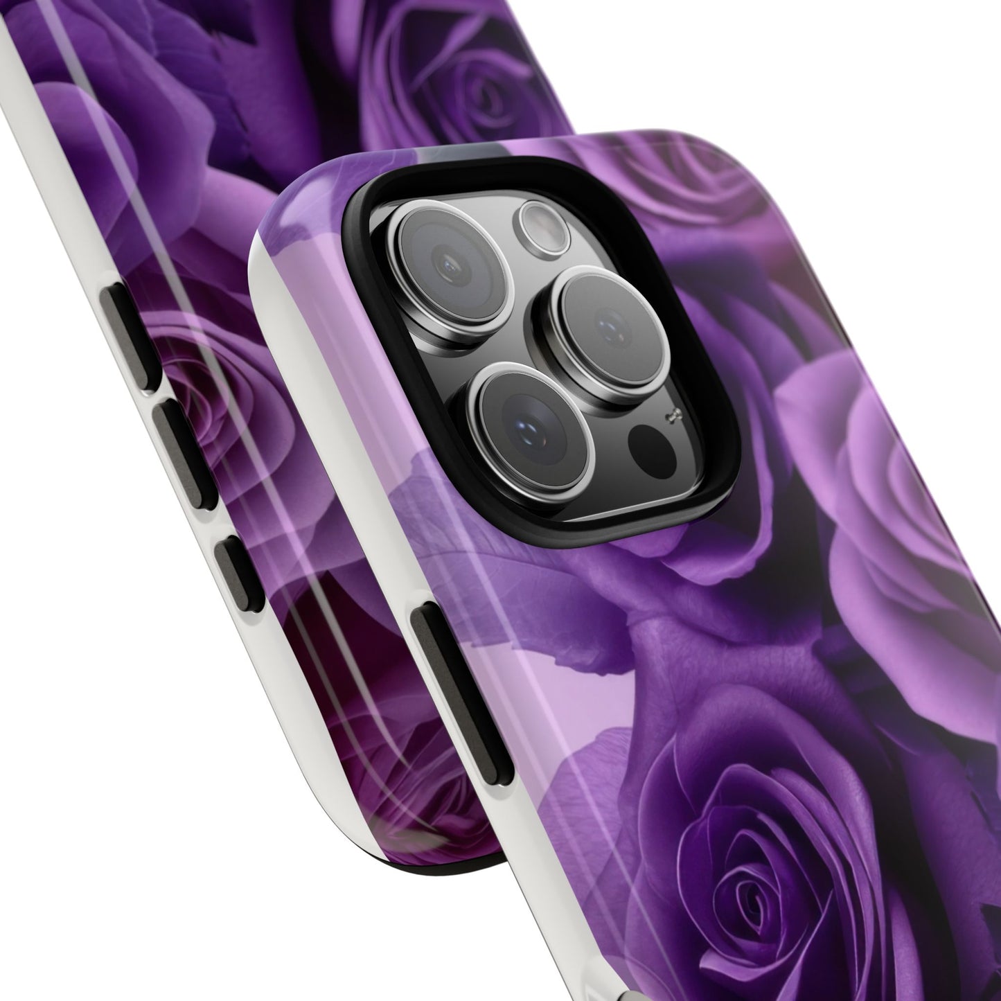 Tough Cases, Beautiful Purple Floral Design