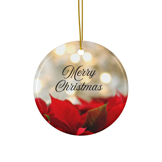 Merry Christmas Decorative Ceramic Ornaments - Holiday Tree Decor, Gift Tags, Double-Sided Christmas Decorations, Festive Home [...]