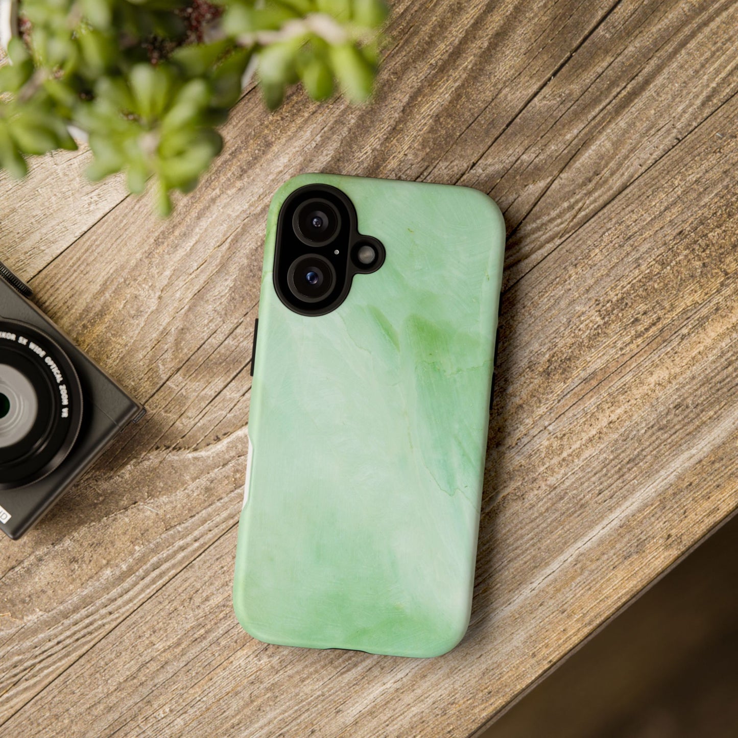 Tough Cases, Beautiful Green Marble Design