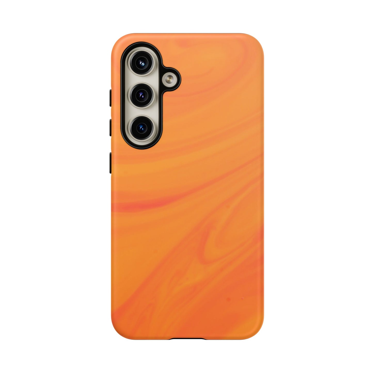 Tough Cases, Beautiful Orange Marble Design